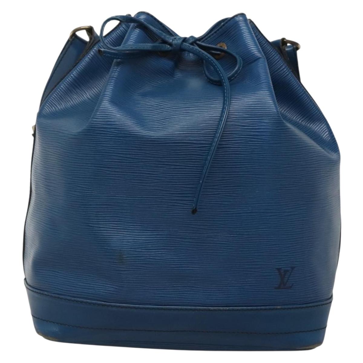 LOUIS VUITTON Epi Noe Shoulder Bag Toledo Blue M44005 LV Auth 137102
