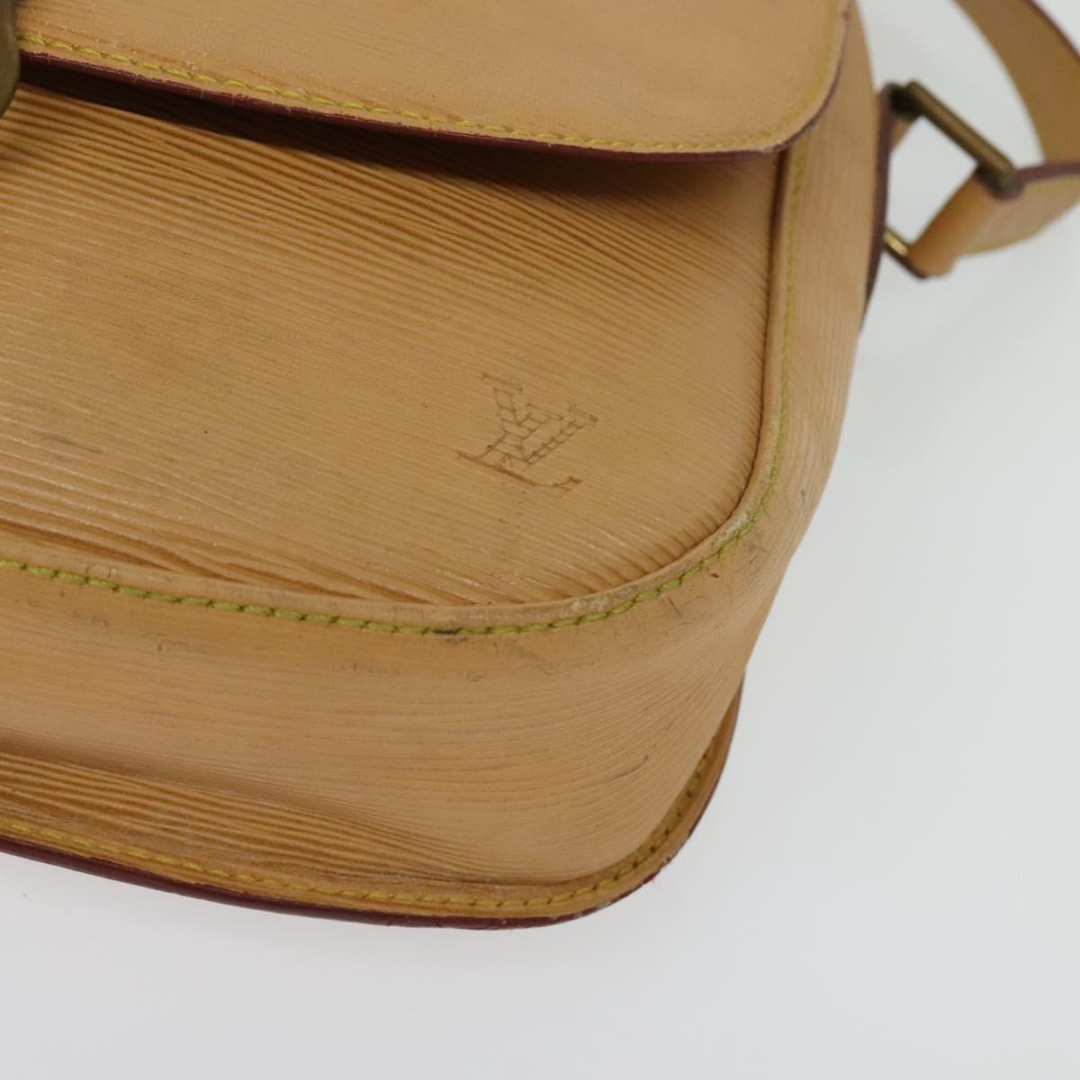 LOUIS VUITTON Epi Saint Cloud GM Shoulder Bag Beige M52196 LV Auth 137110