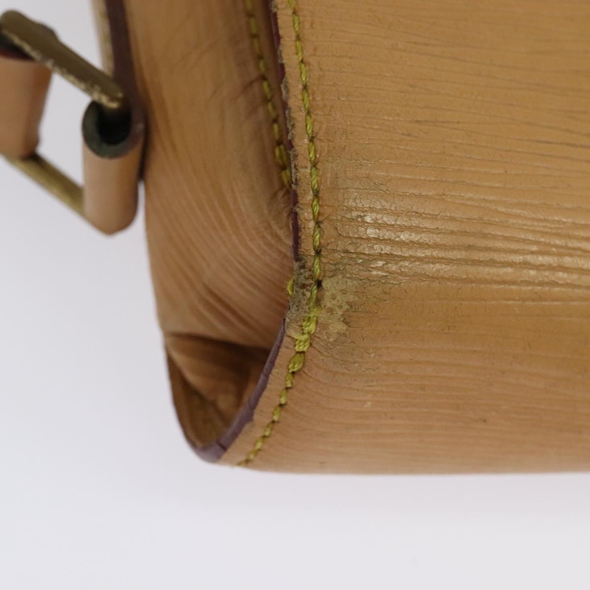 LOUIS VUITTON Epi Saint Cloud GM Shoulder Bag Beige M52196 LV Auth 137110