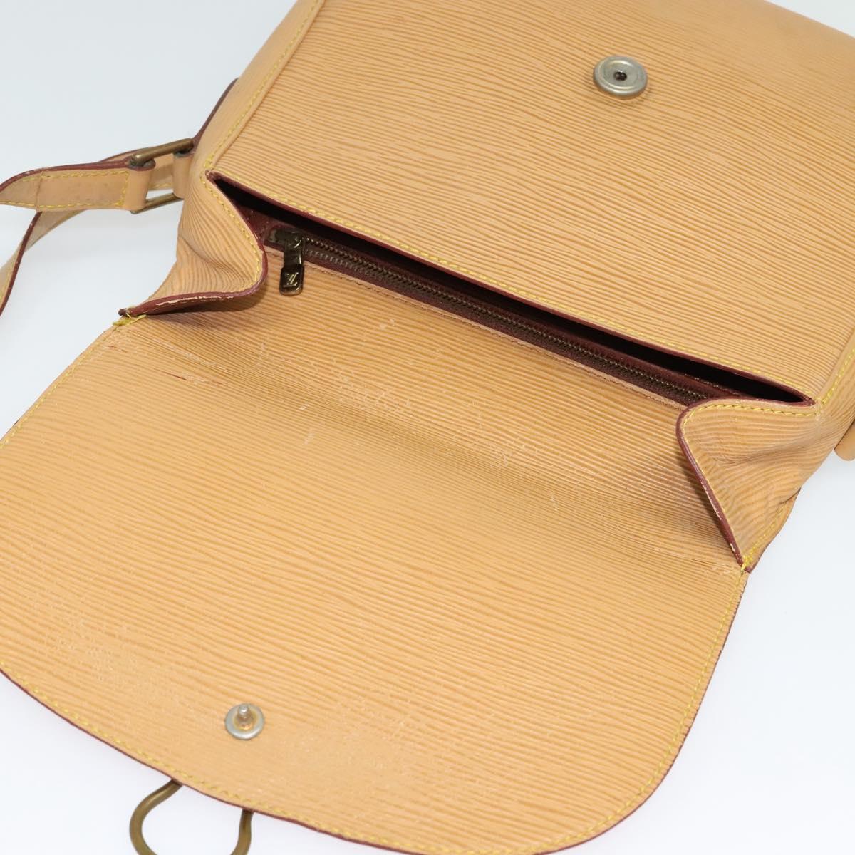 LOUIS VUITTON Epi Saint Cloud GM Shoulder Bag Beige M52196 LV Auth 137110