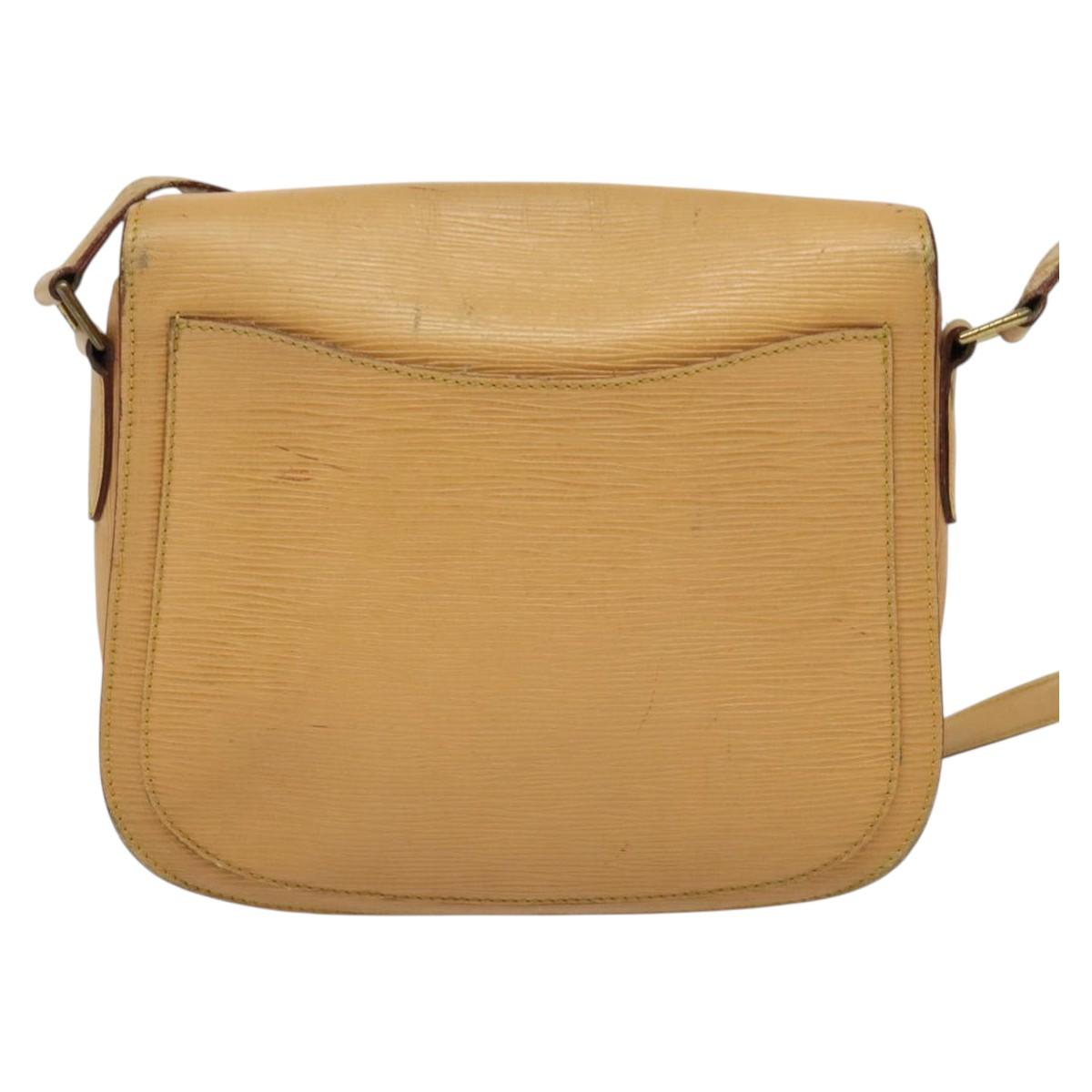LOUIS VUITTON Epi Saint Cloud GM Shoulder Bag Beige M52196 LV Auth 137110