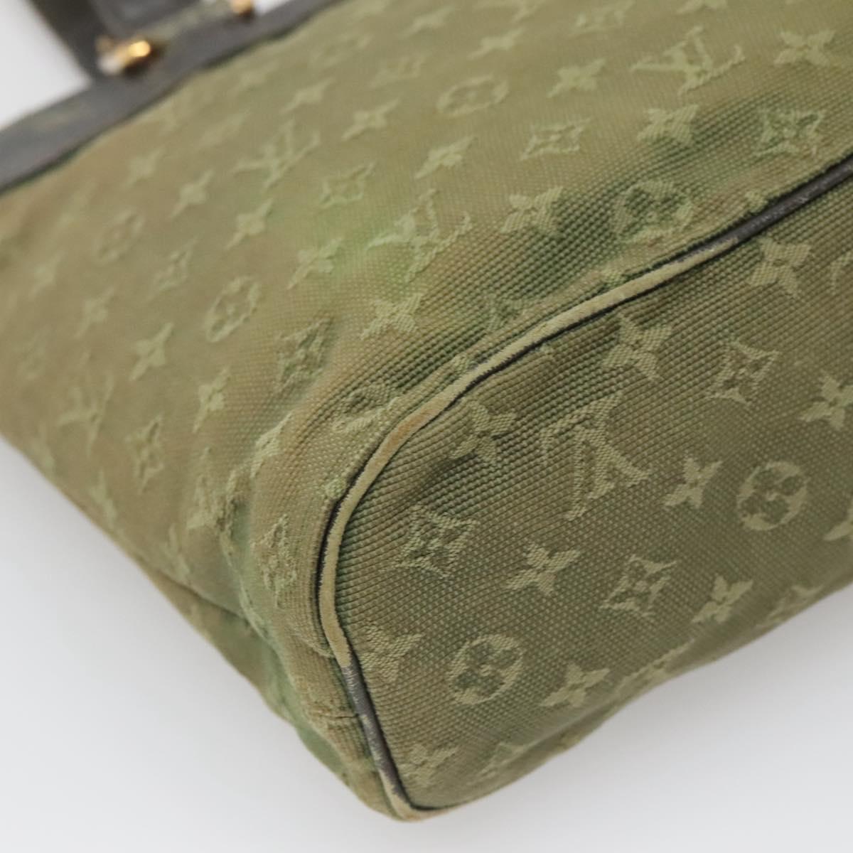 LOUIS VUITTON Monogram Mini Lucille PM Hand Bag TST Khaki M92682 LV Auth 137120