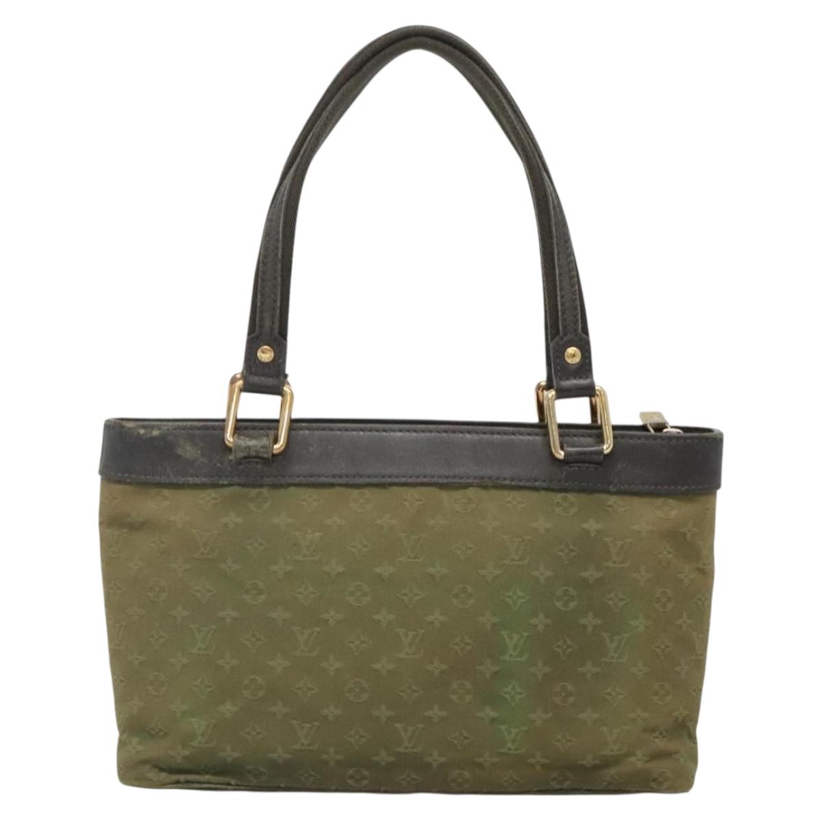 LOUIS VUITTON Monogram Mini Lucille PM Hand Bag TST Khaki M92682 LV Auth 137120