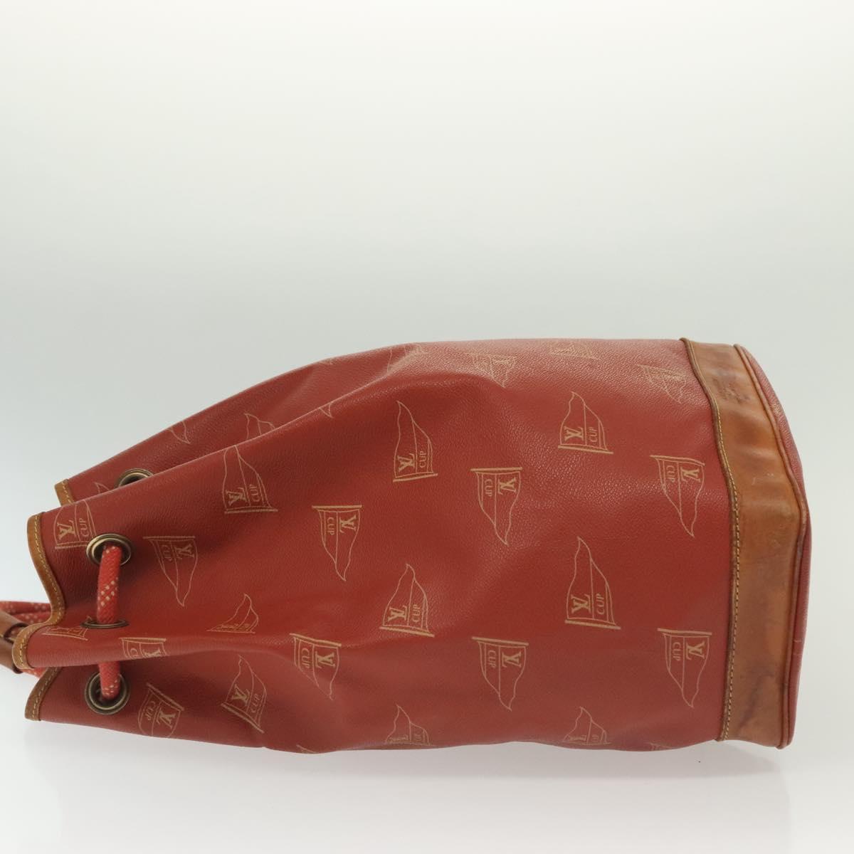 LOUIS VUITTON LV Cup Saint Tropez Shoulder Bag Red M80026 LV Auth 137121