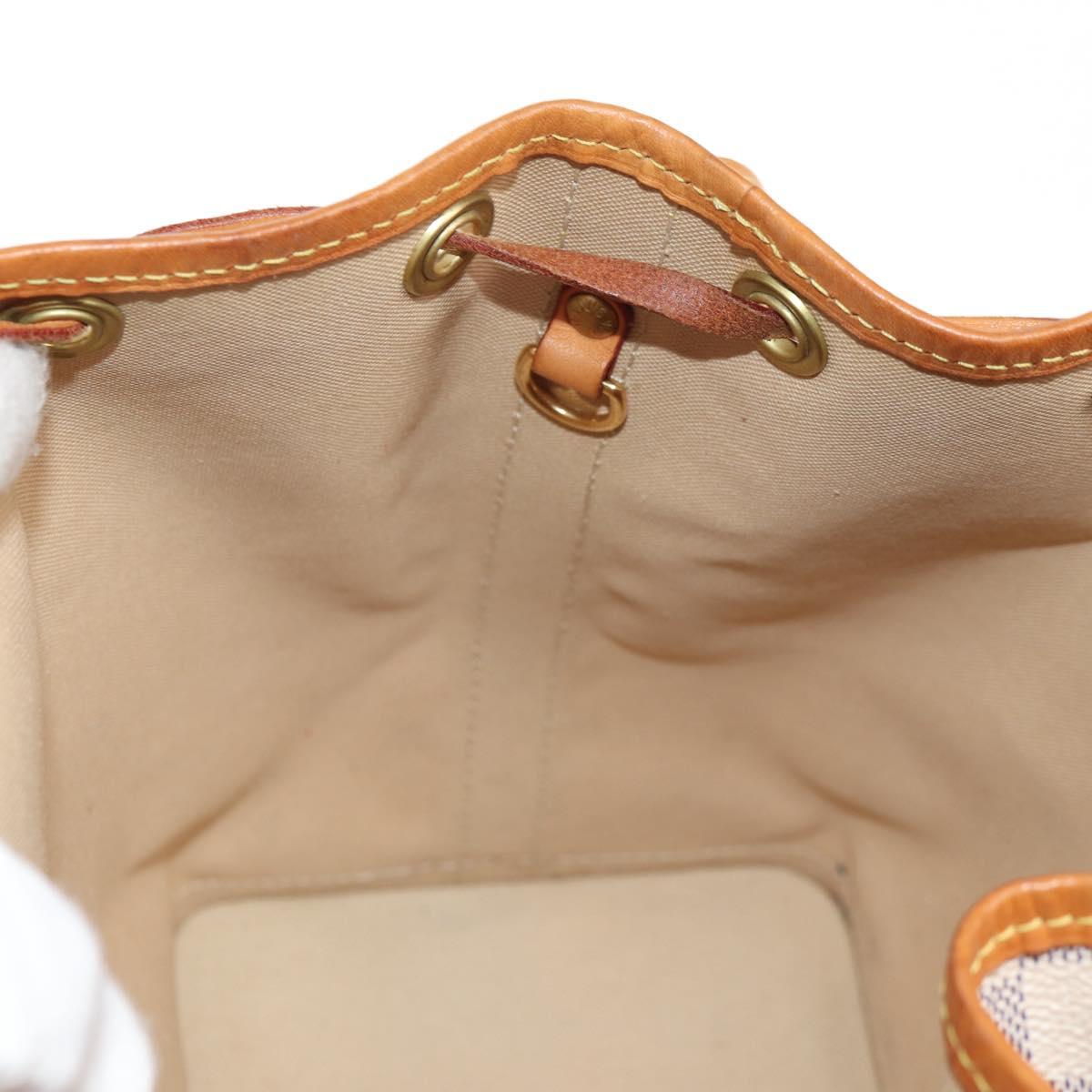 LOUIS VUITTON Damier Azur Noe BB Shoulder Bag N41220 LV Auth 137146A