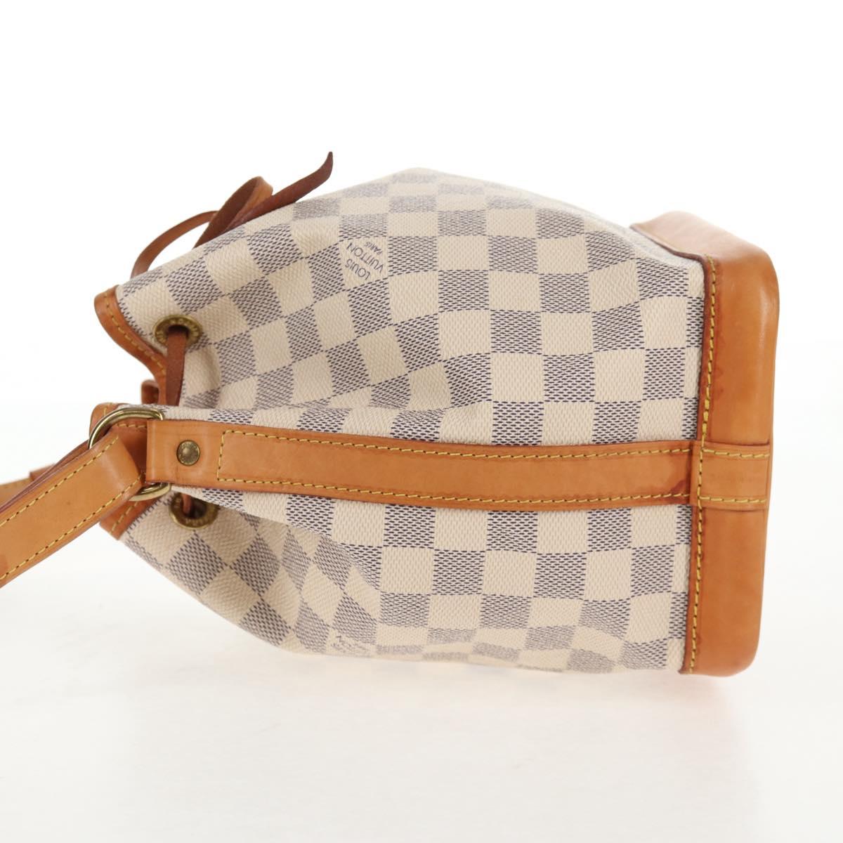 LOUIS VUITTON Damier Azur Noe BB Shoulder Bag N41220 LV Auth 137146A