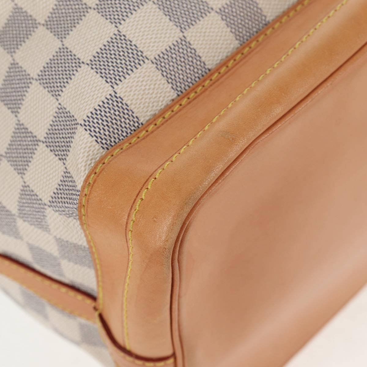 LOUIS VUITTON Damier Azur Noe Shoulder Bag N42222 LV Auth 137147V