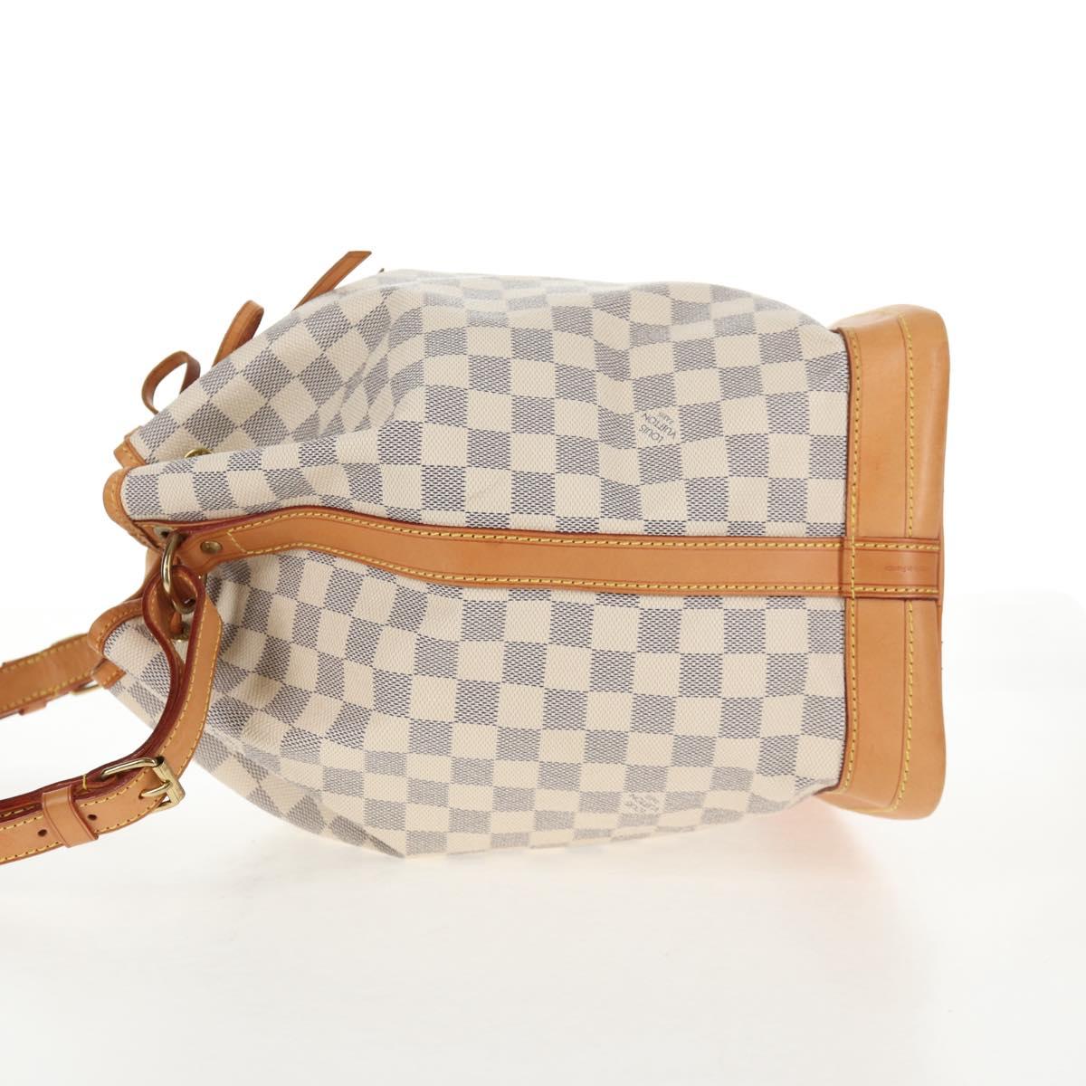 LOUIS VUITTON Damier Azur Noe Shoulder Bag N42222 LV Auth 137147A