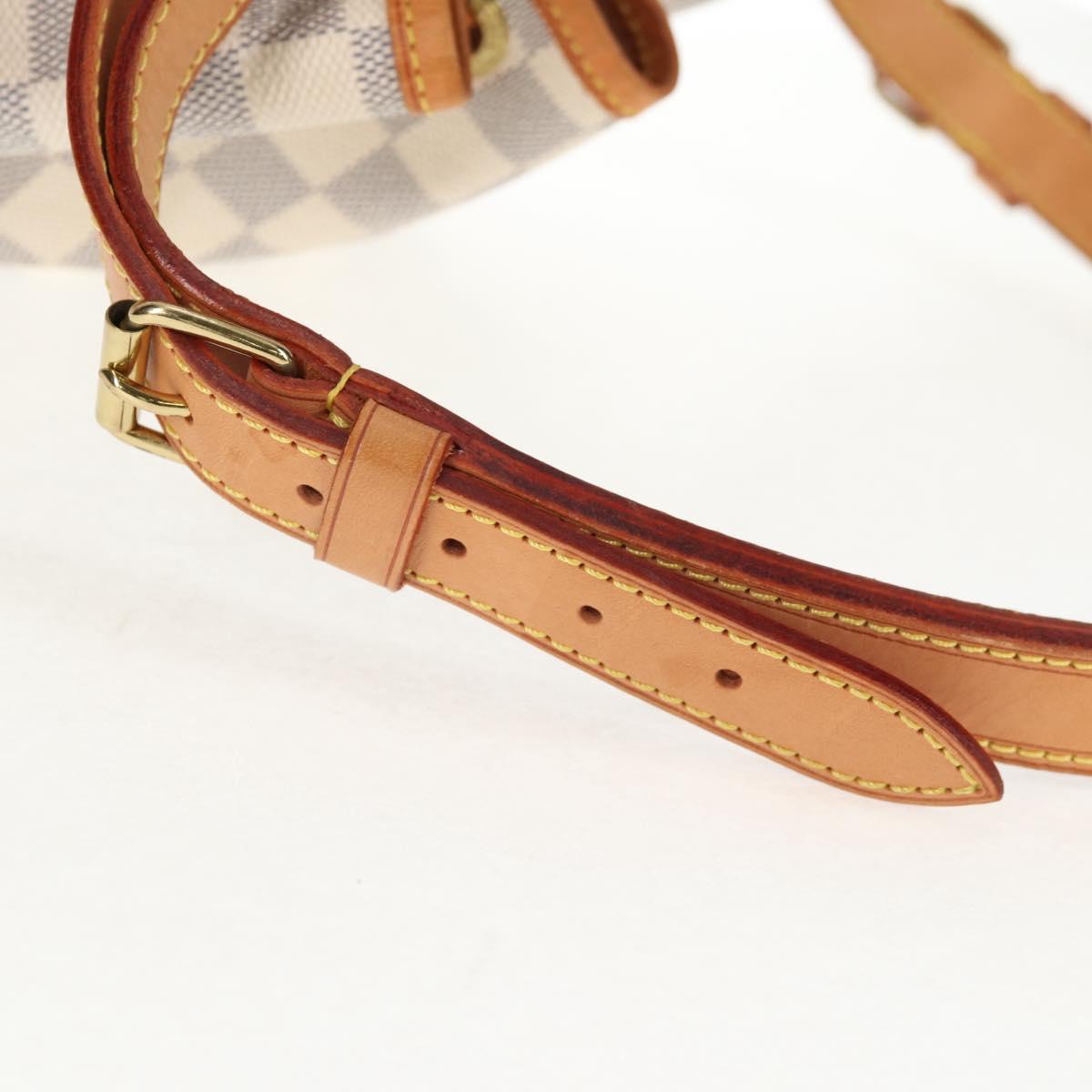 LOUIS VUITTON Damier Azur Noe Shoulder Bag N42222 LV Auth 137147A