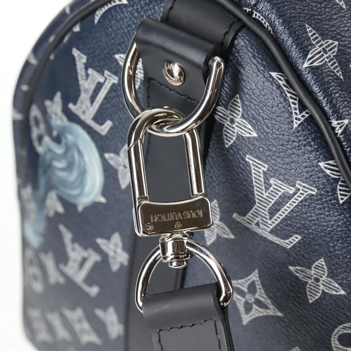 LOUIS VUITTON Monogram Savanna Keepall Bandouliere 45 Bag M54129 LV Auth 137148M