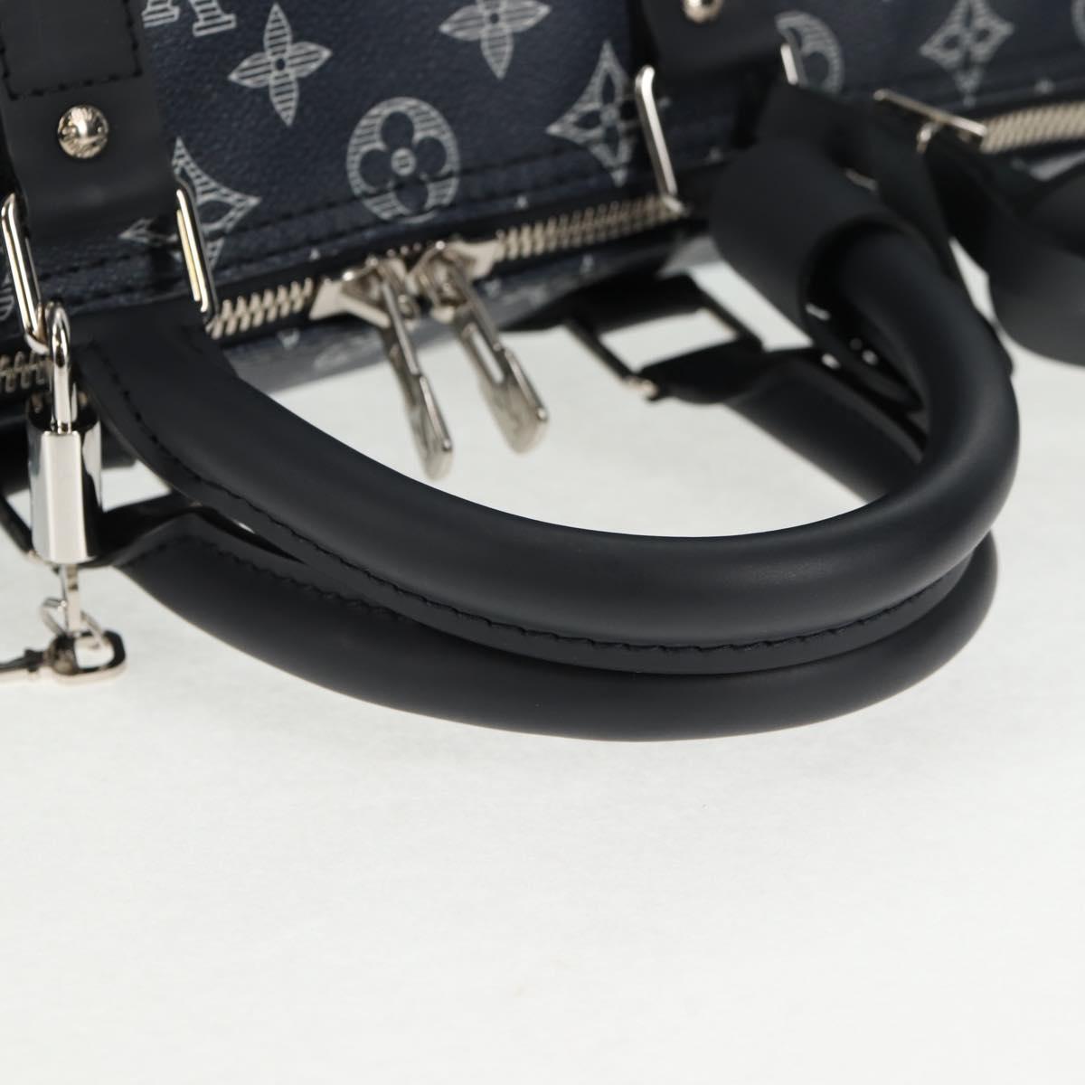 LOUIS VUITTON Monogram Savanna Keepall Bandouliere 45 Bag M54129 LV Auth 137148M