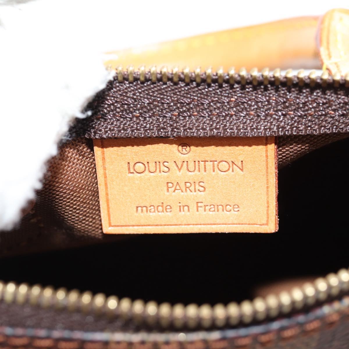 LOUIS VUITTON Damier Ebene Mini Speedy Hand Bag LV Auth 137150S