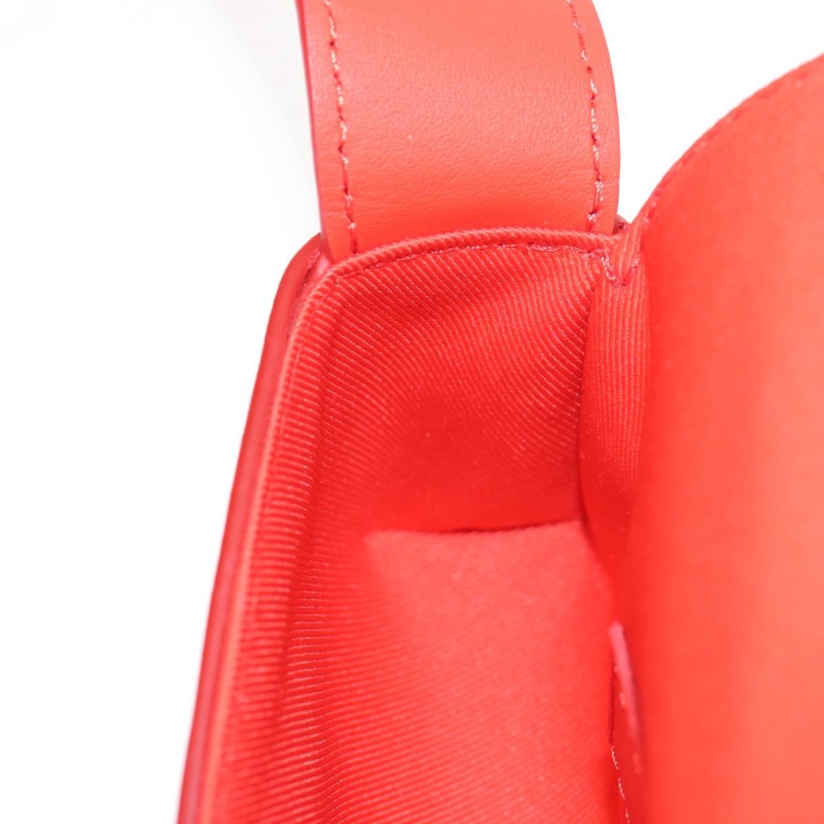 LOUIS VUITTON Micro Steamer Shoulder Bag Leather Red M23837 LV Auth 137151M