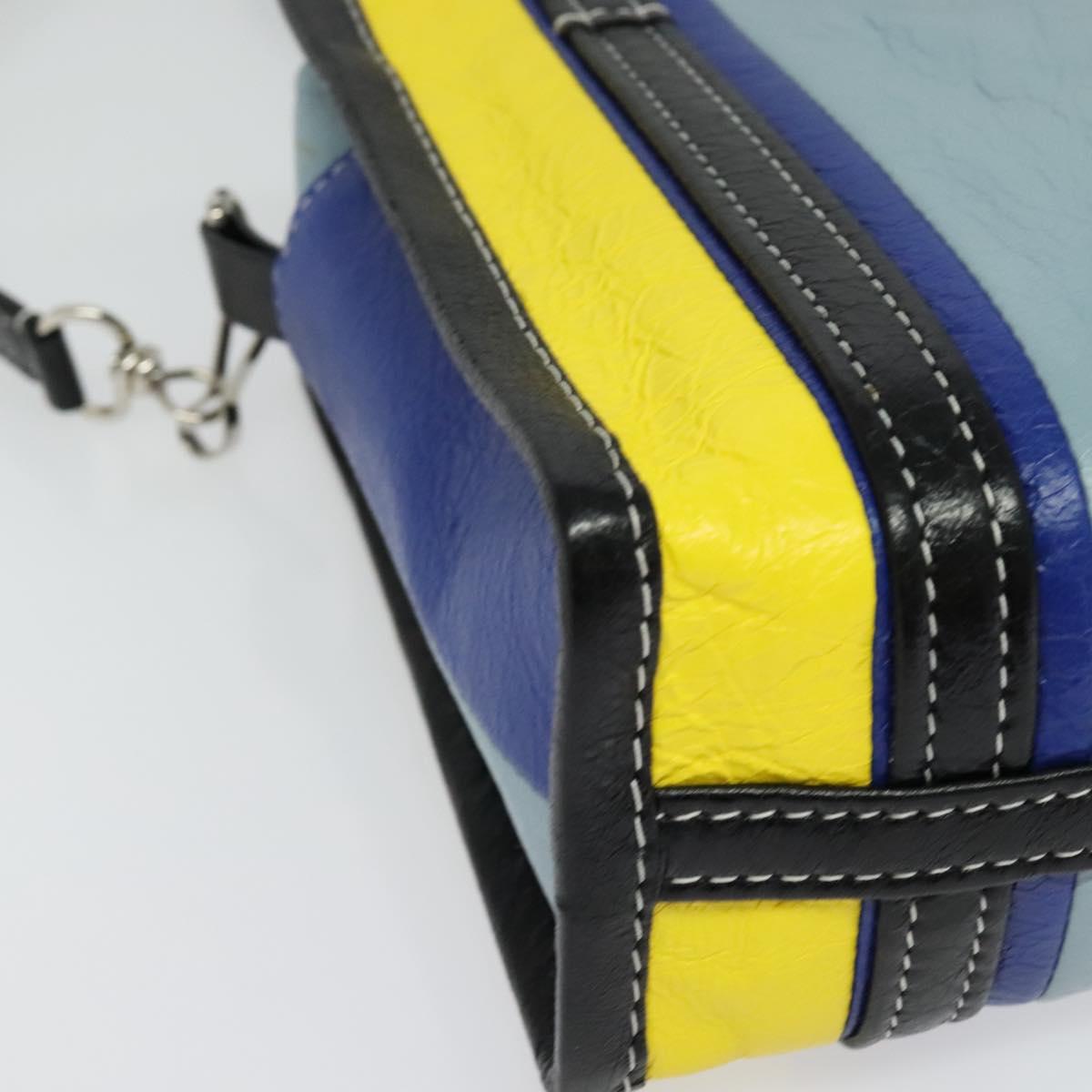 BALENCIAGA Bazaar Shopper XXS Bag Leather 2way Multicolor 513988 Auth 137181