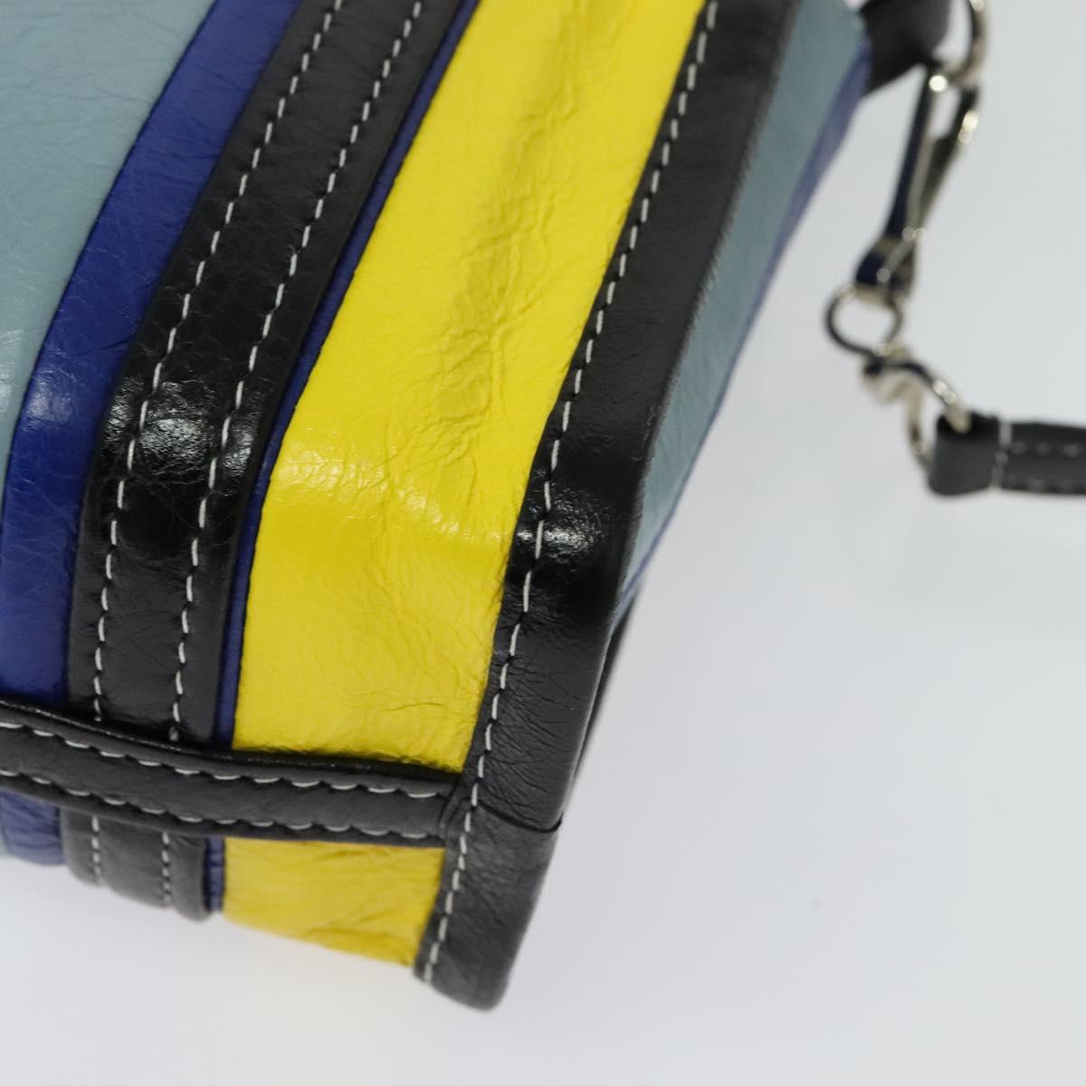 BALENCIAGA Bazaar Shopper XXS Bag Leather 2way Multicolor 513988 Auth 137181