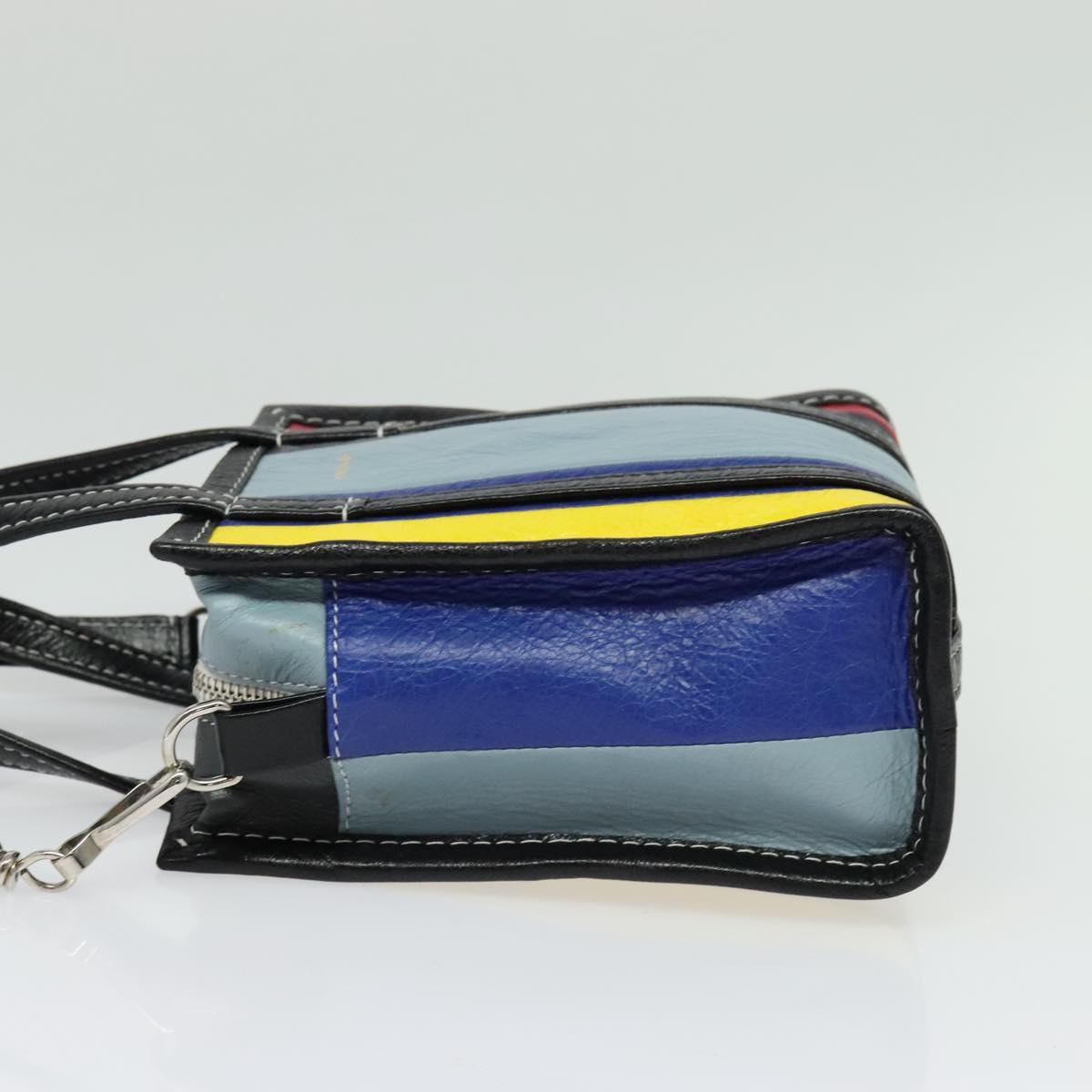 BALENCIAGA Bazaar Shopper XXS Bag Leather 2way Multicolor 513988 Auth 137181