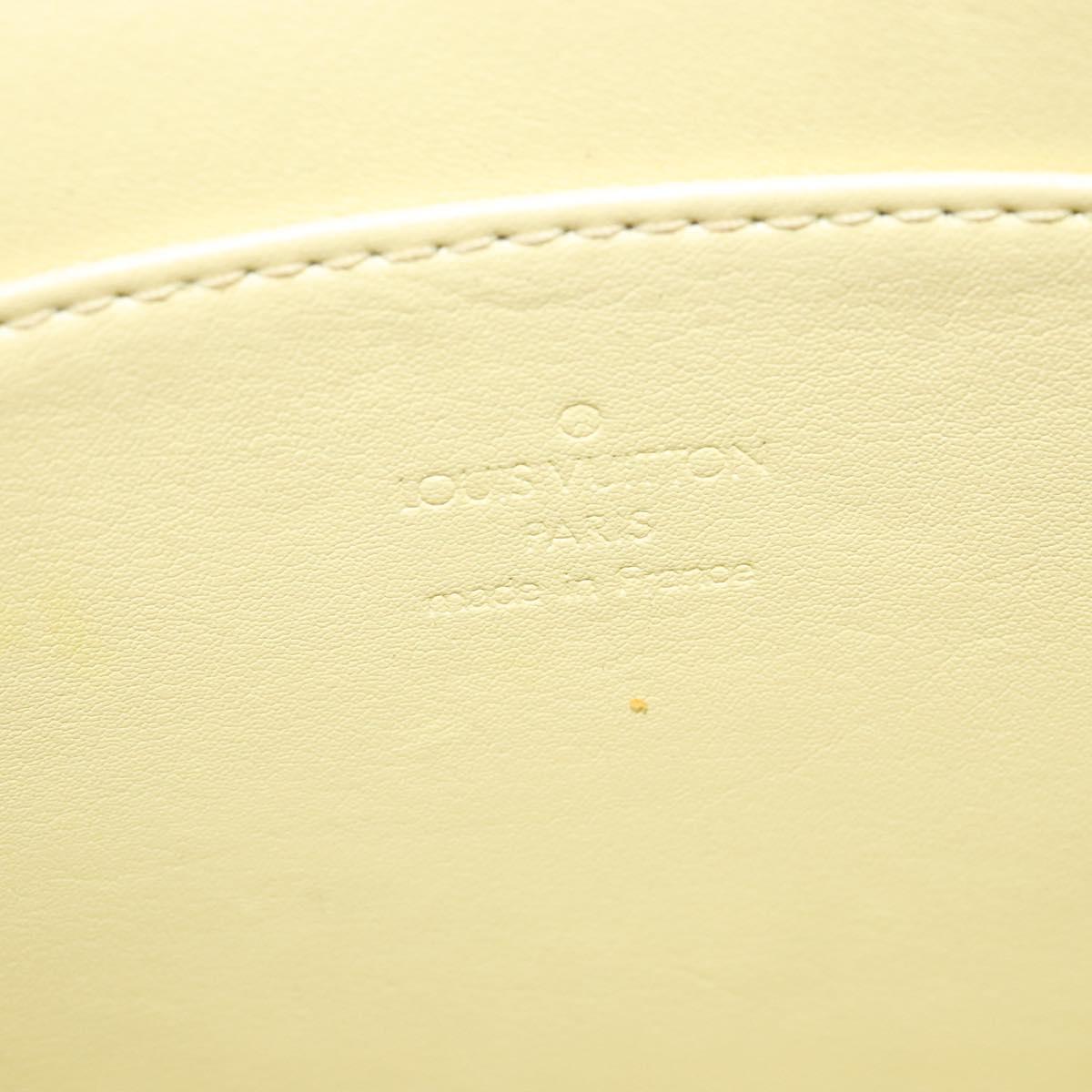LOUIS VUITTON Monogram Vernis Marley Backpack Yellow M91040 LV Auth 137189