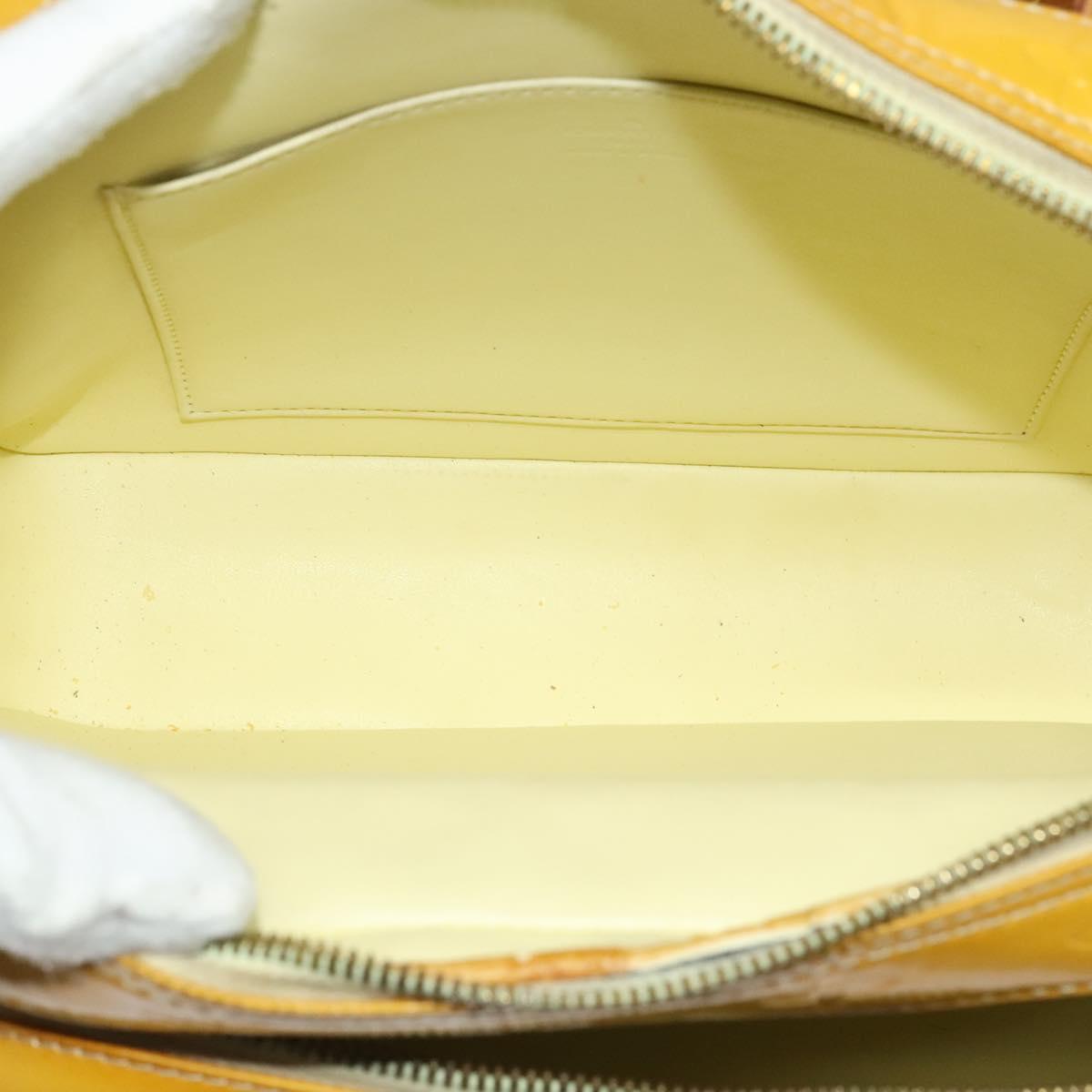 LOUIS VUITTON Monogram Vernis Marley Backpack Yellow M91040 LV Auth 137189