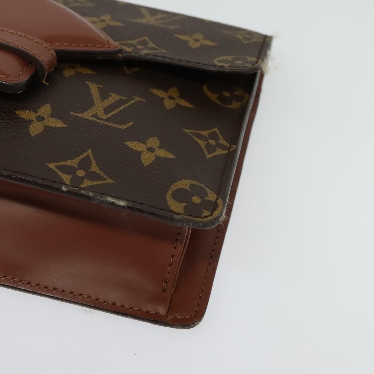 LOUIS VUITTON Monogram Chaillot Clutch Bag M51786 LV Auth 137192