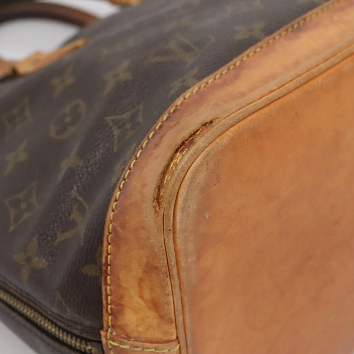 LOUIS VUITTON Monogram Alma Hand Bag M51130 LV Auth 137194