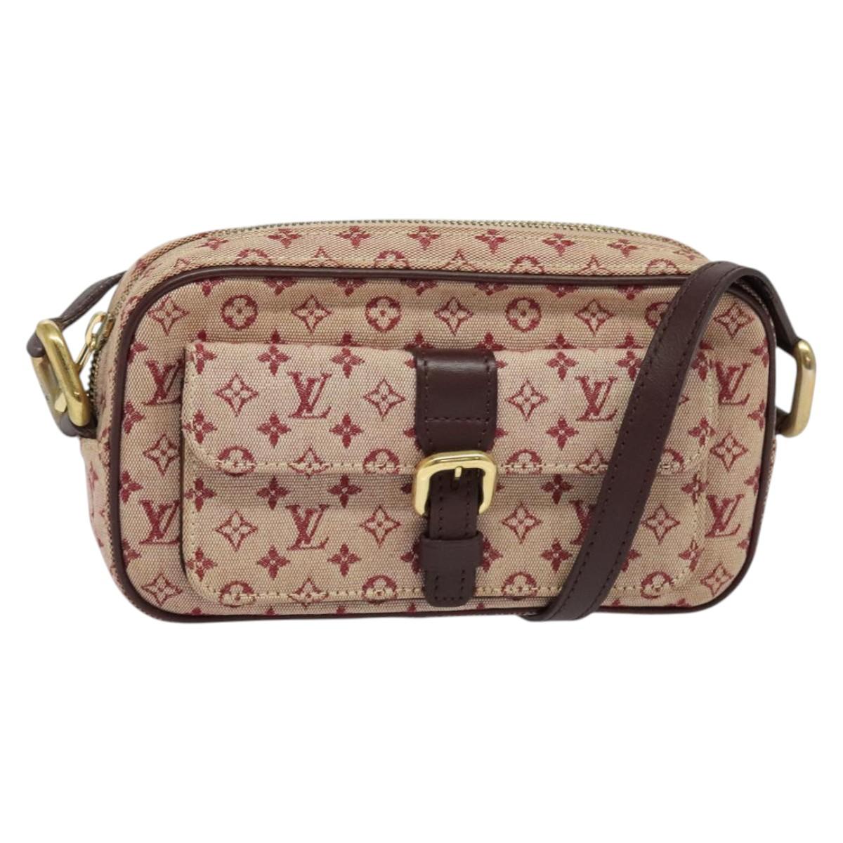 LOUIS VUITTON Monogram Mini Juliet MM Shoulder Bag Red M92219 LV Auth 137220
