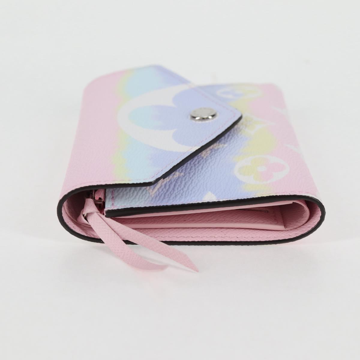 LOUIS VUITTON Monogram Escal Agenda Geod Wallet Pink M69113 LV Auth 137228M