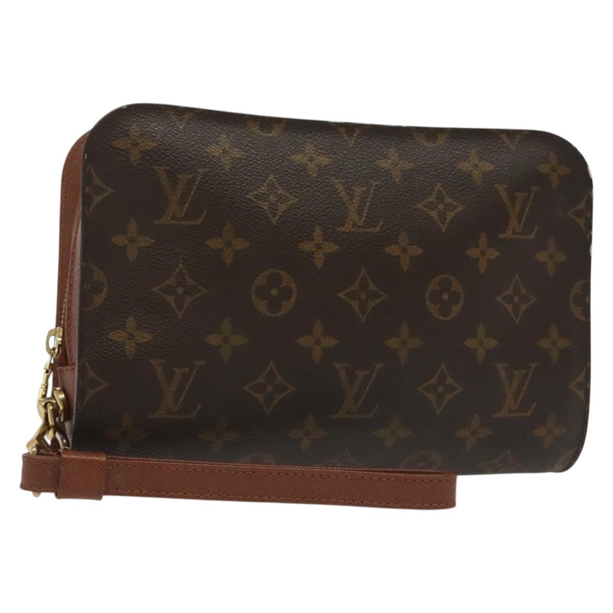 LOUIS VUITTON Monogram Orsay Clutch Bag M51790 LV Auth 137252