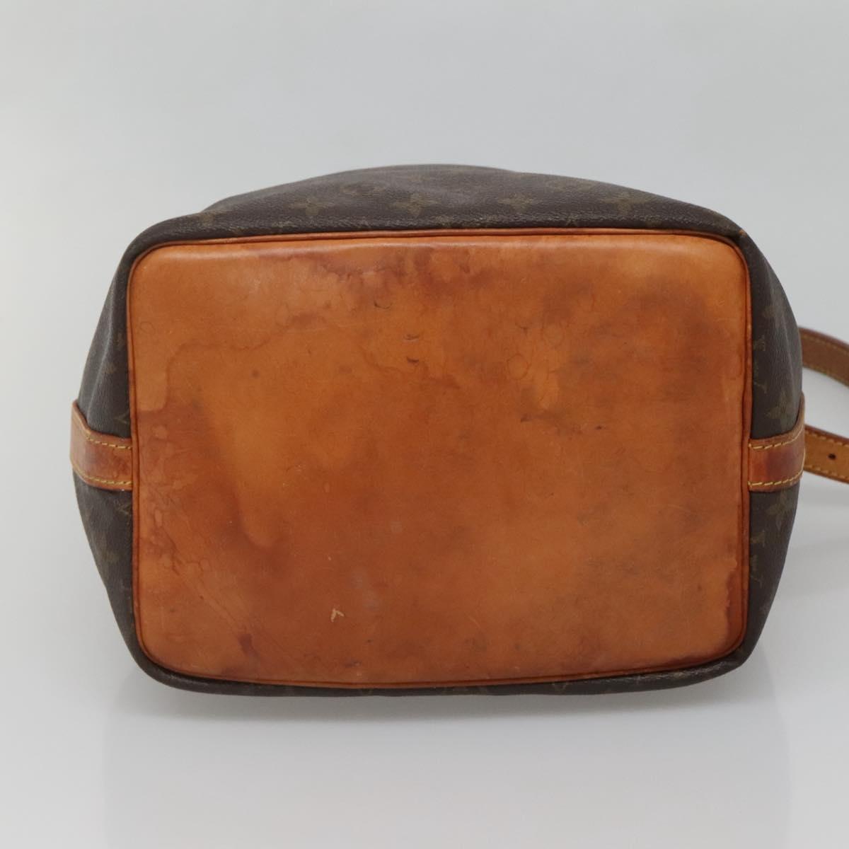 LOUIS VUITTON Monogram Petit Noe Shoulder Bag M42226 LV Auth 137263