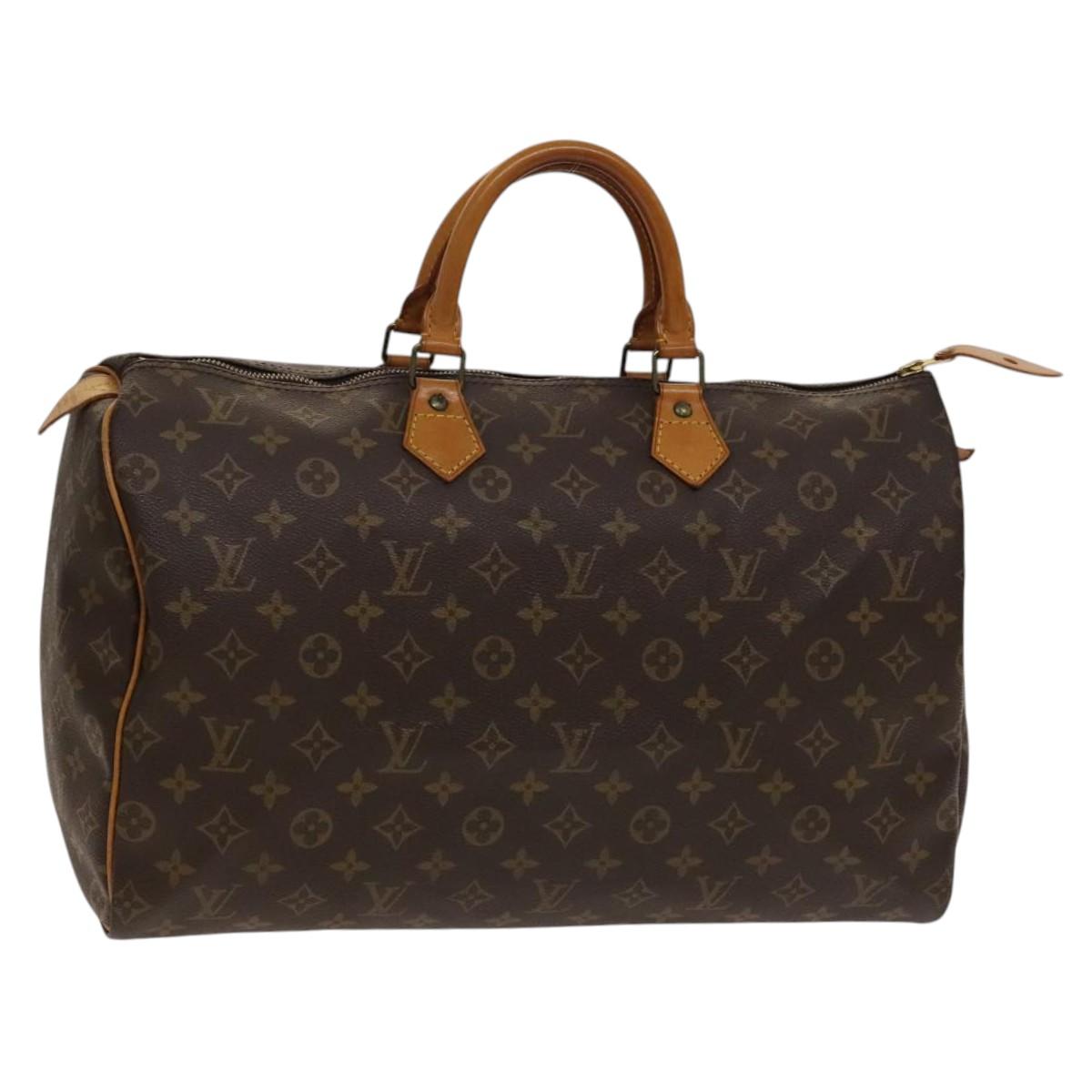 LOUIS VUITTON Monogram Speedy 40 Hand Bag M41522 LV Auth 137272
