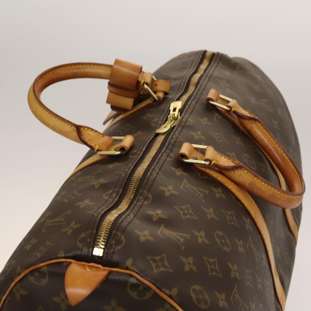 LOUIS VUITTON Monogram Keepall 50 Boston Bag M41426 LV Auth 137273