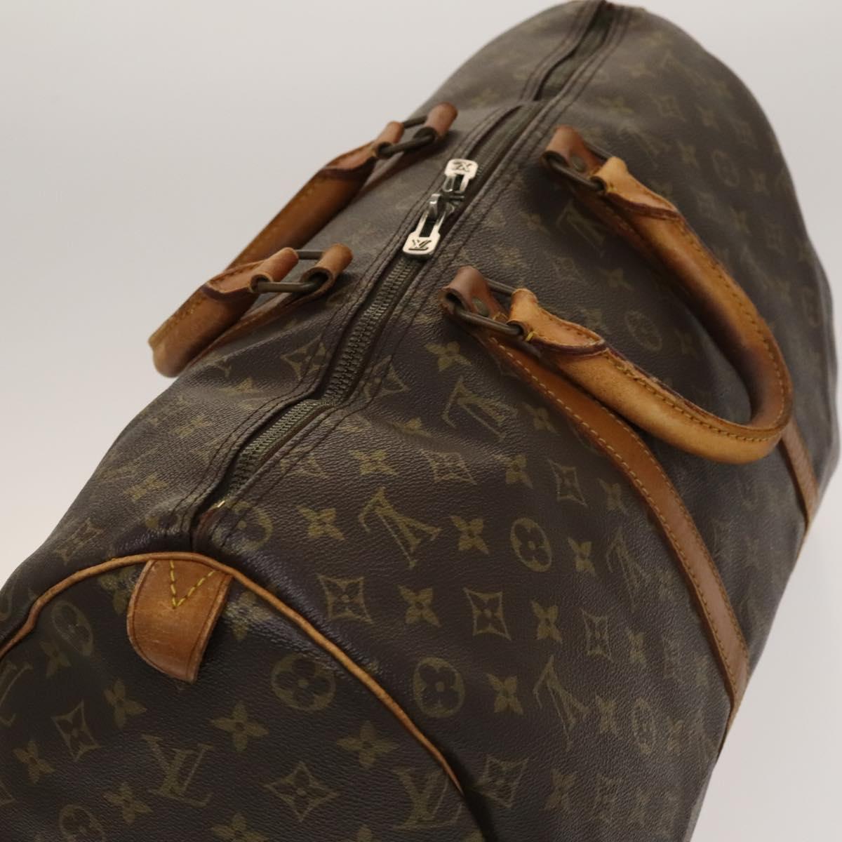 LOUIS VUITTON Monogram Keepall 50 Boston Bag M41426 LV Auth 137274