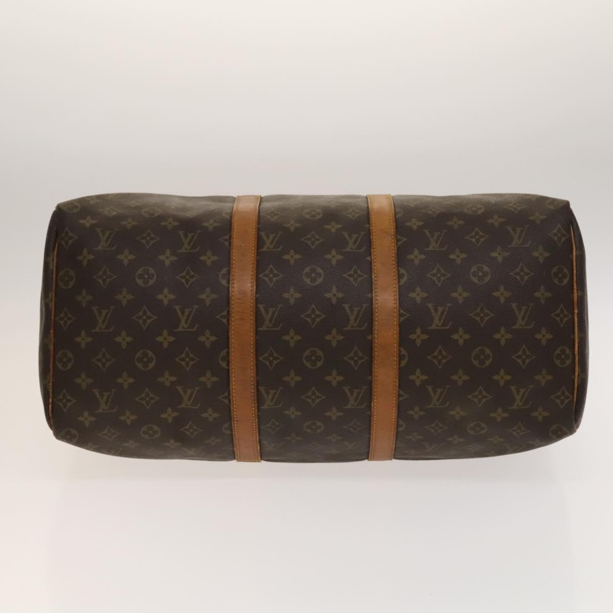 LOUIS VUITTON Monogram Keepall 50 Boston Bag M41426 LV Auth 137274