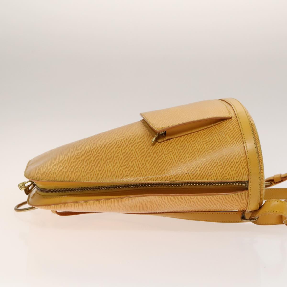 LOUIS VUITTON Epi Coblanc Shoulder Bag Yellow M52293 LV Auth 137277