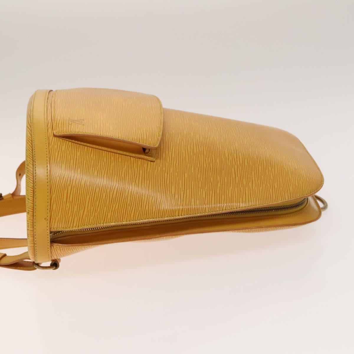 LOUIS VUITTON Epi Coblanc Shoulder Bag Yellow M52293 LV Auth 137277