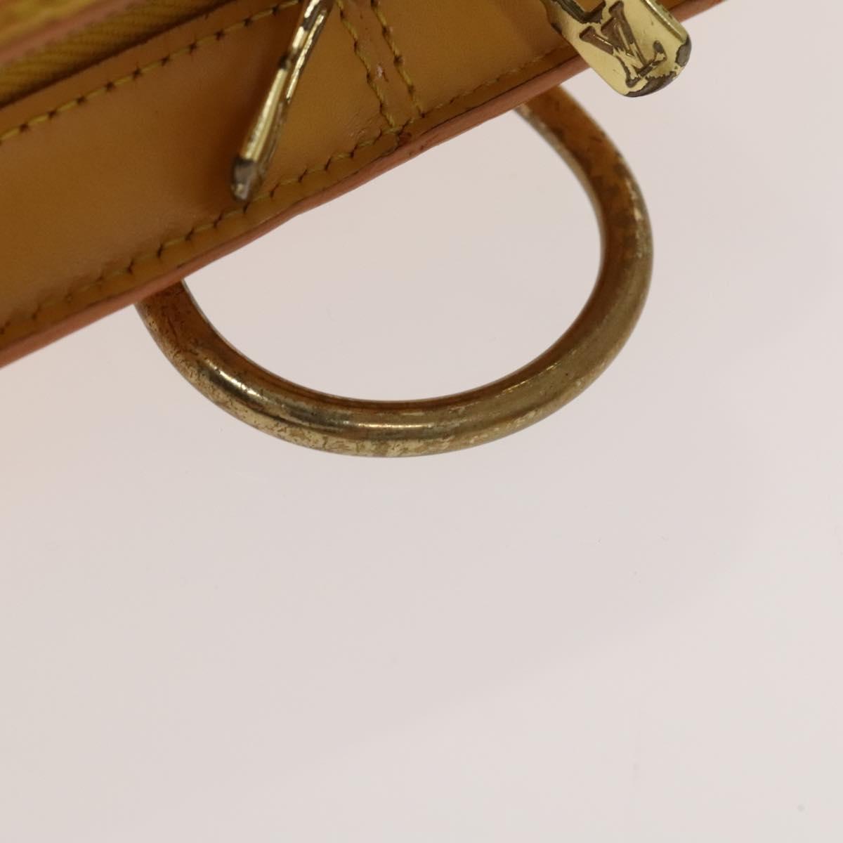 LOUIS VUITTON Epi Coblanc Shoulder Bag Yellow M52293 LV Auth 137277