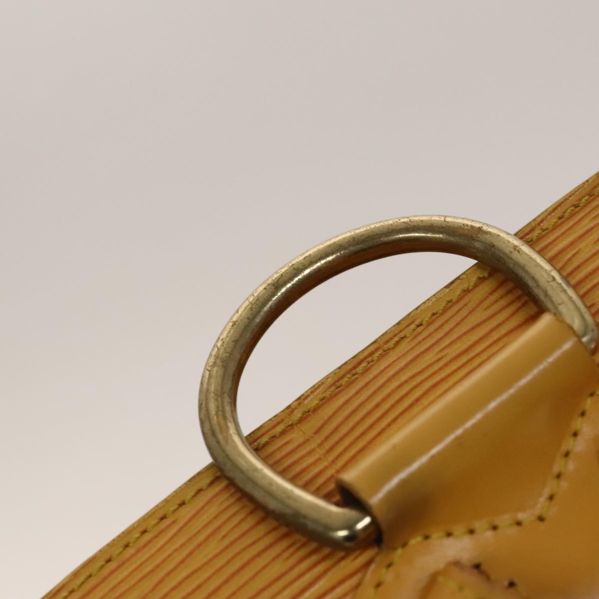 LOUIS VUITTON Epi Coblanc Shoulder Bag Yellow M52293 LV Auth 137277