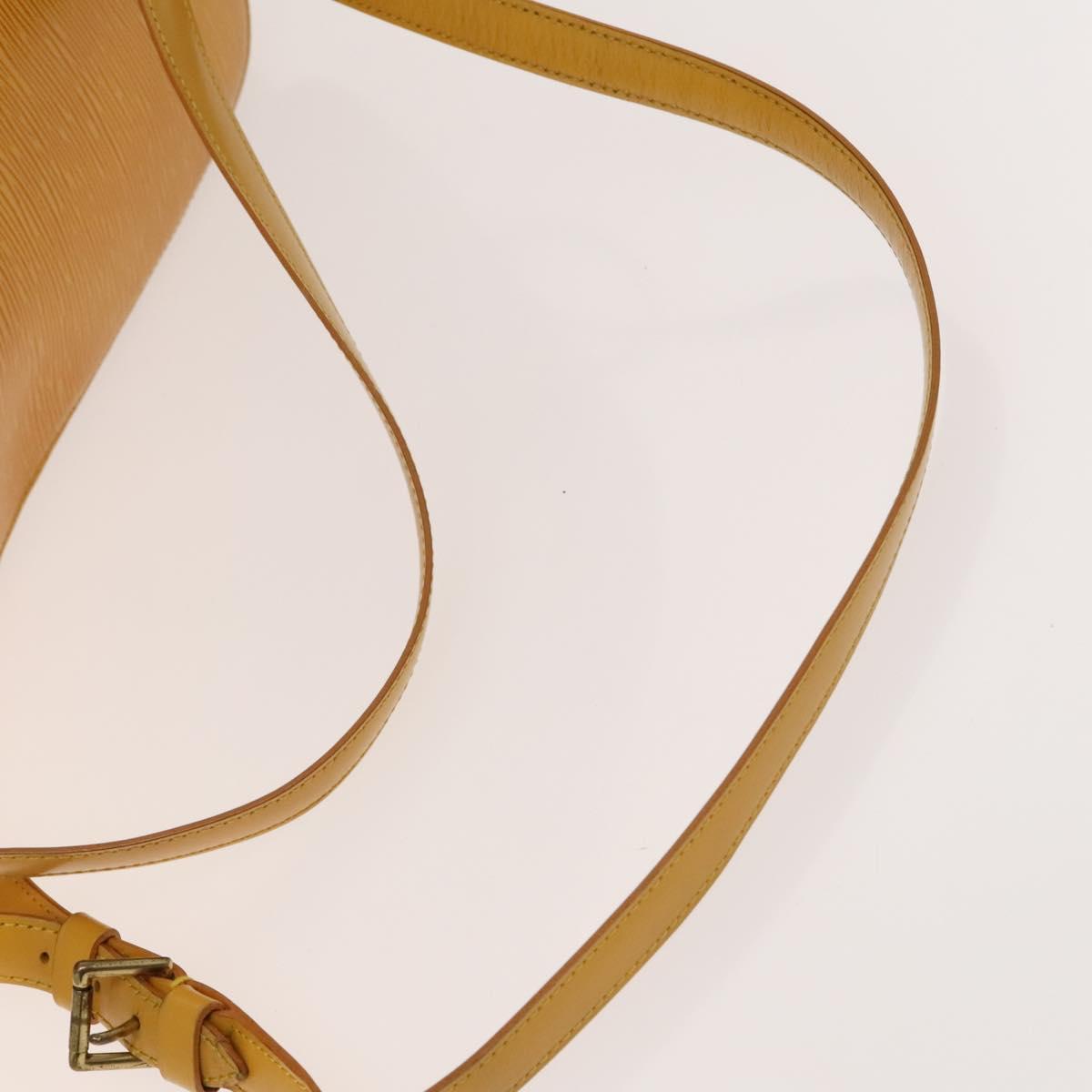 LOUIS VUITTON Epi Coblanc Shoulder Bag Yellow M52293 LV Auth 137277