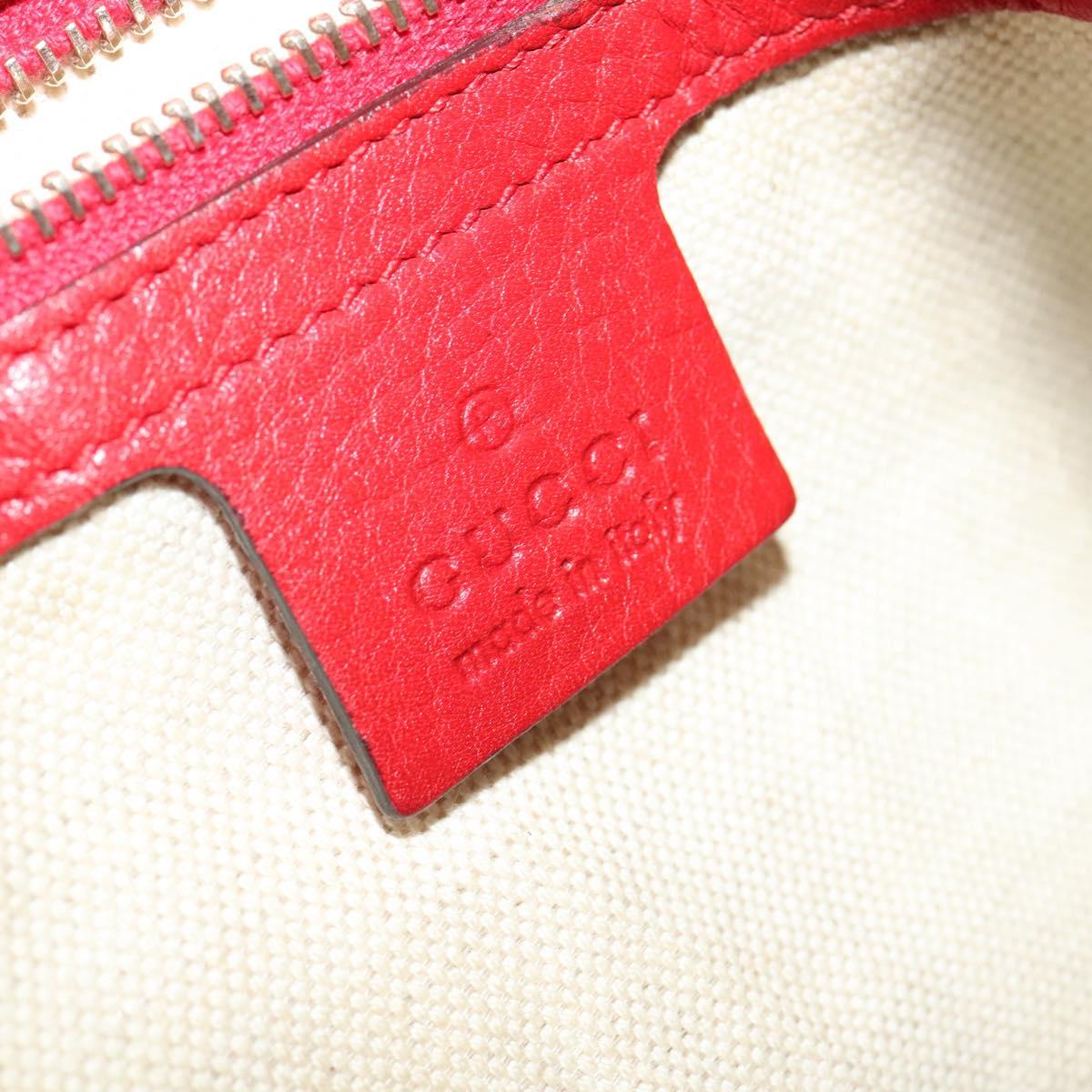 GUCCI GG Canvas Tote Bag 2way Beige Gold 269946 Auth 137280