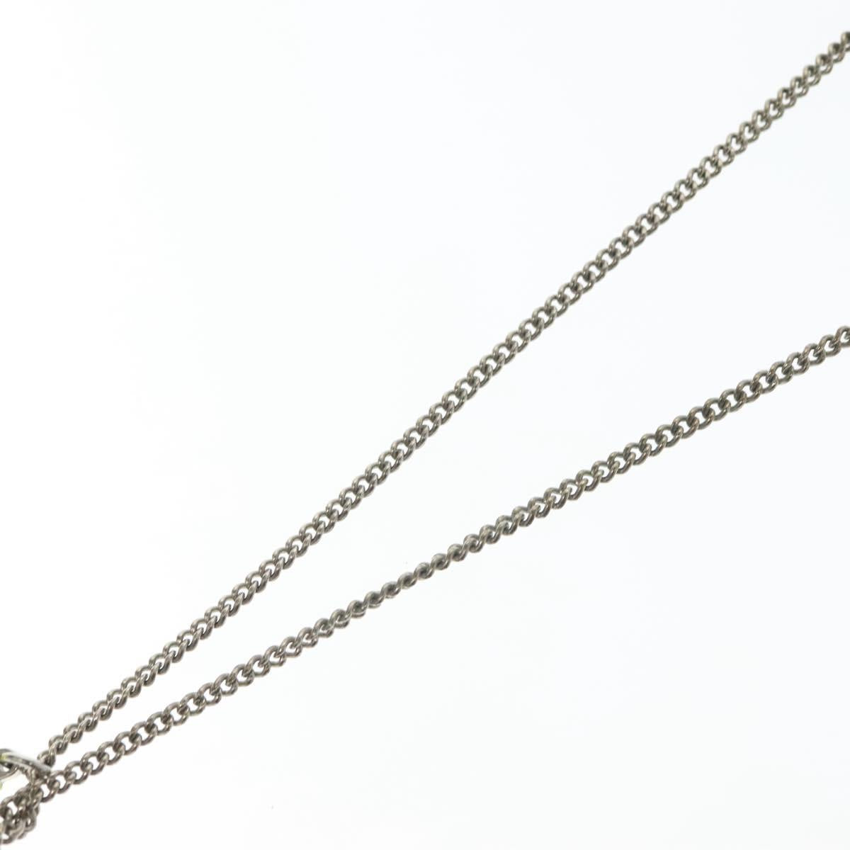 LOUIS VUITTON Collier LV Fluo Necklace metal Yellow Silver MP2143 LV Auth 137309