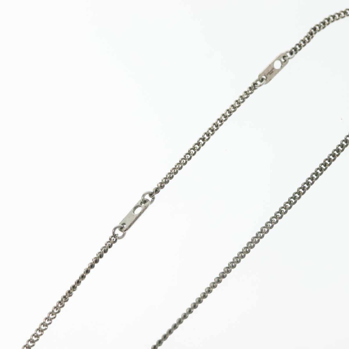 LOUIS VUITTON Collier LV Fluo Necklace metal Yellow Silver MP2143 LV Auth 137309