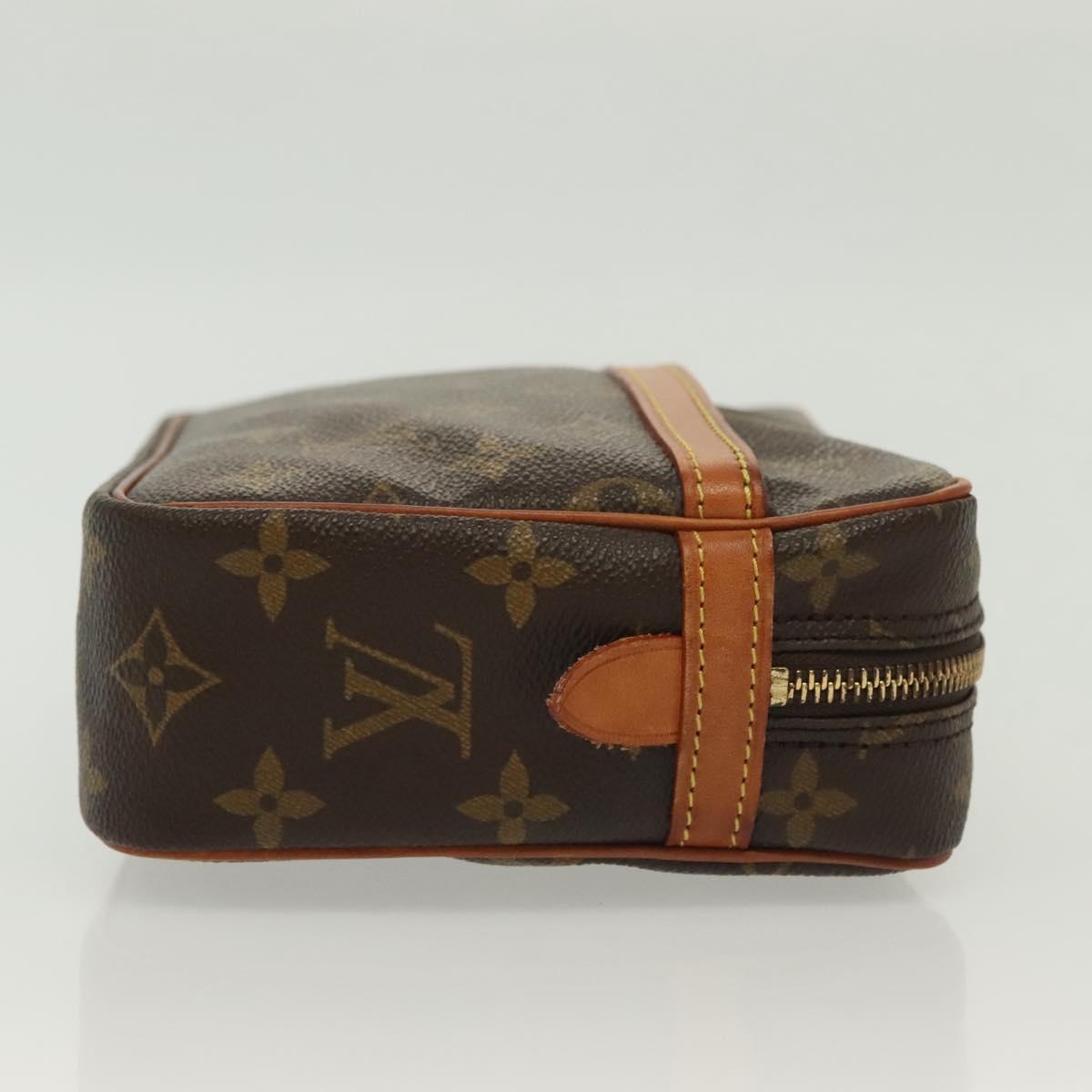 LOUIS VUITTON Monogram Compiegne 23 Clutch Bag M51847 LV Auth 137321