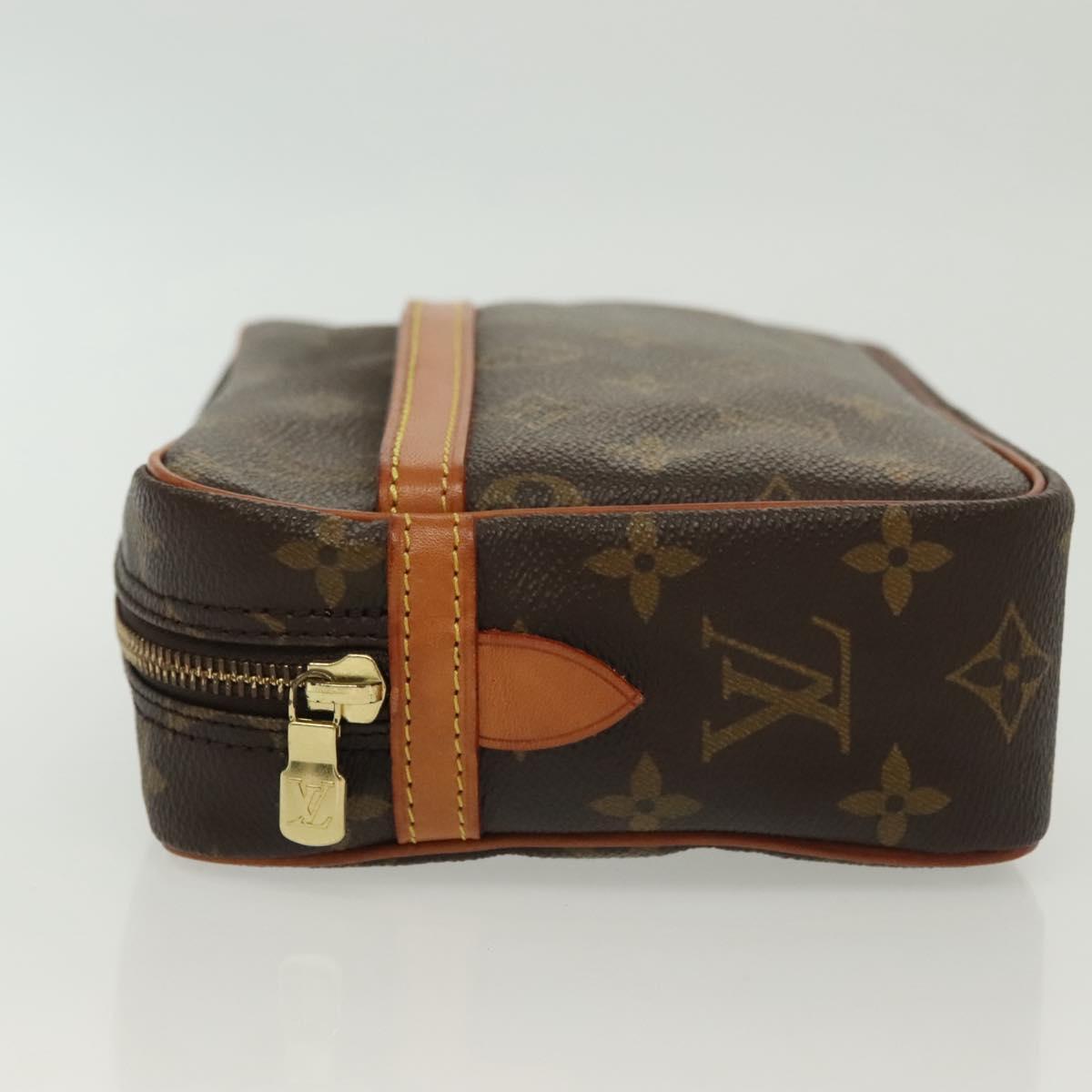 LOUIS VUITTON Monogram Compiegne 23 Clutch Bag M51847 LV Auth 137321