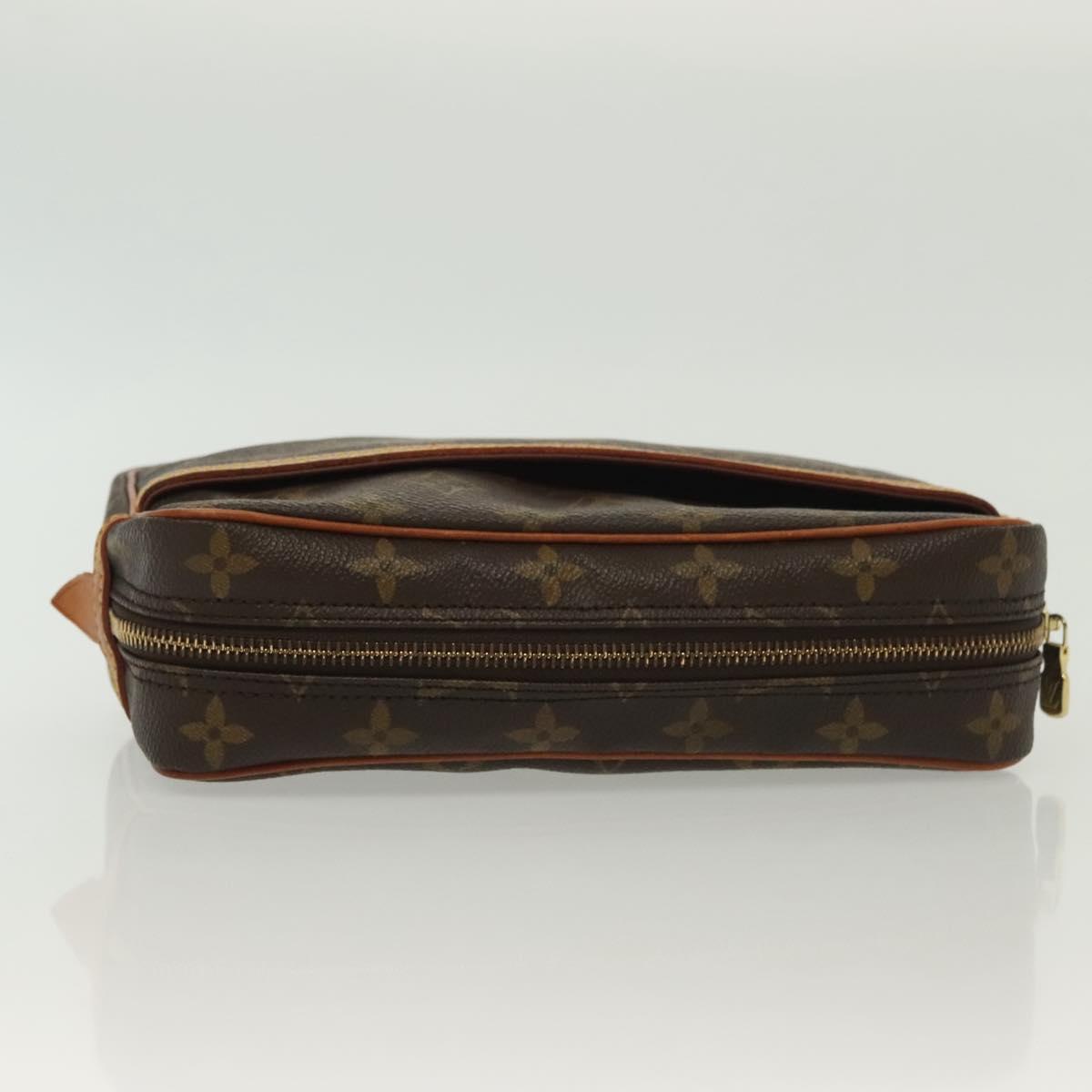 LOUIS VUITTON Monogram Compiegne 23 Clutch Bag M51847 LV Auth 137321