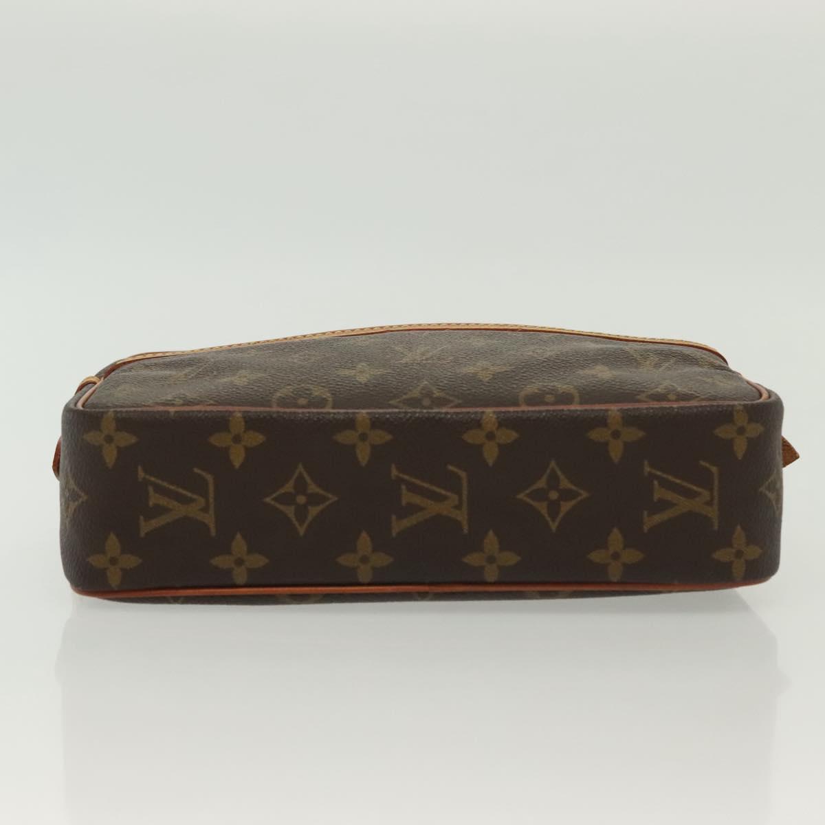 LOUIS VUITTON Monogram Compiegne 23 Clutch Bag M51847 LV Auth 137321