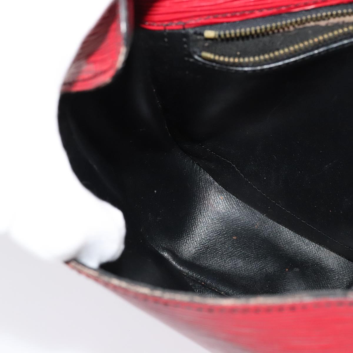 LOUIS VUITTON Epi Saint Cloud GM Shoulder Bag Red M52197 LV Auth 137330