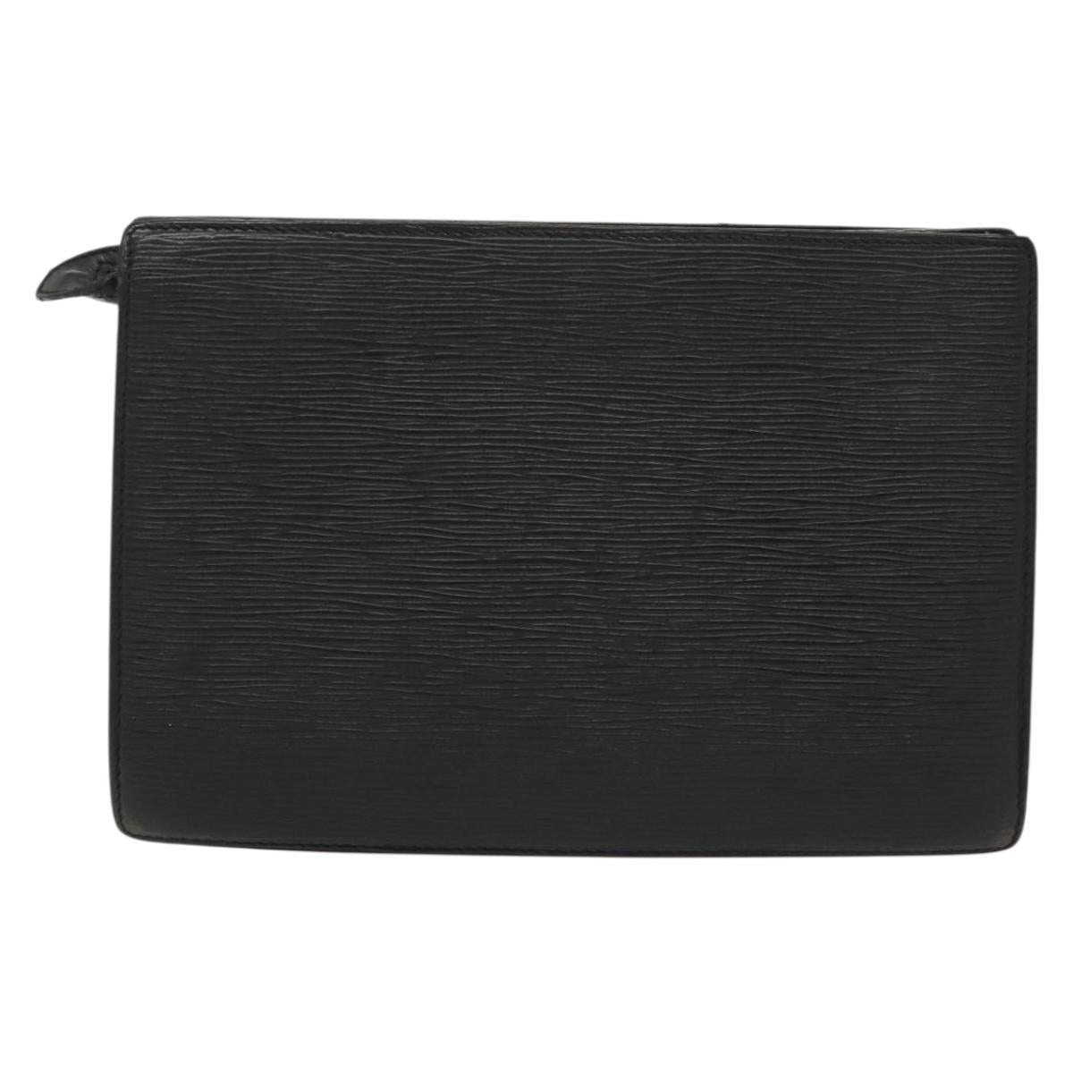 LOUIS VUITTON Epi Angian Shoulder Bag 2way Black M52112 LV Auth 137331