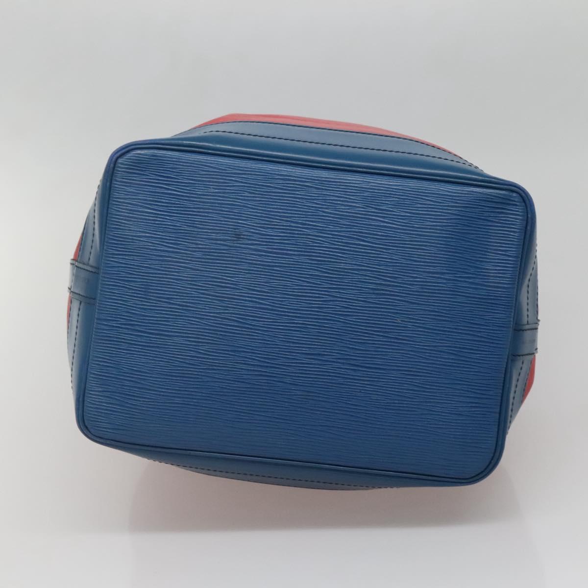 LOUIS VUITTON Epi Noe Shoulder Bag Bicolor Red Blue M44084 LV Auth 137353