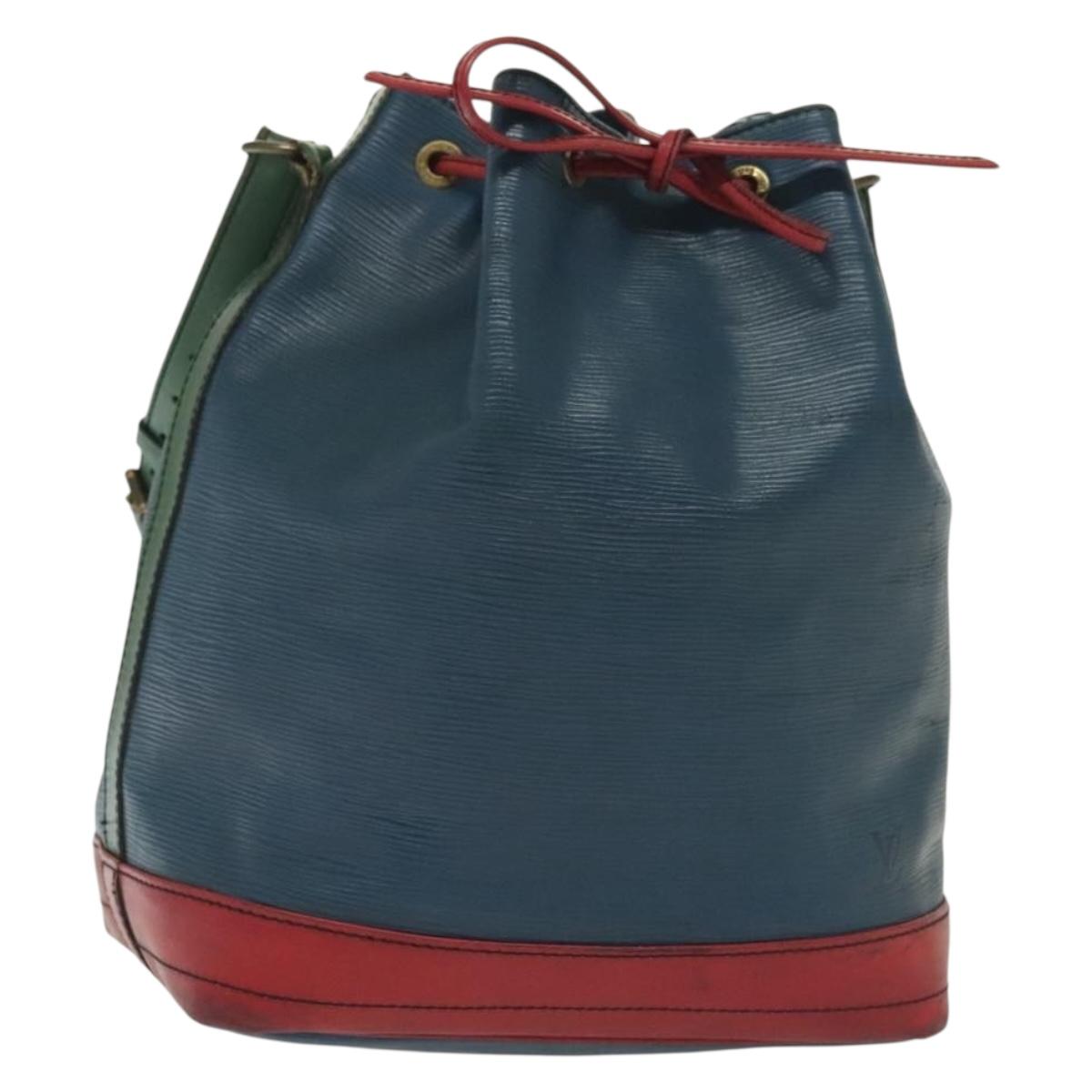 LOUIS VUITTON Epi Toriko Color Noe Bag Red Blue Green M44084 LV Auth 137355
