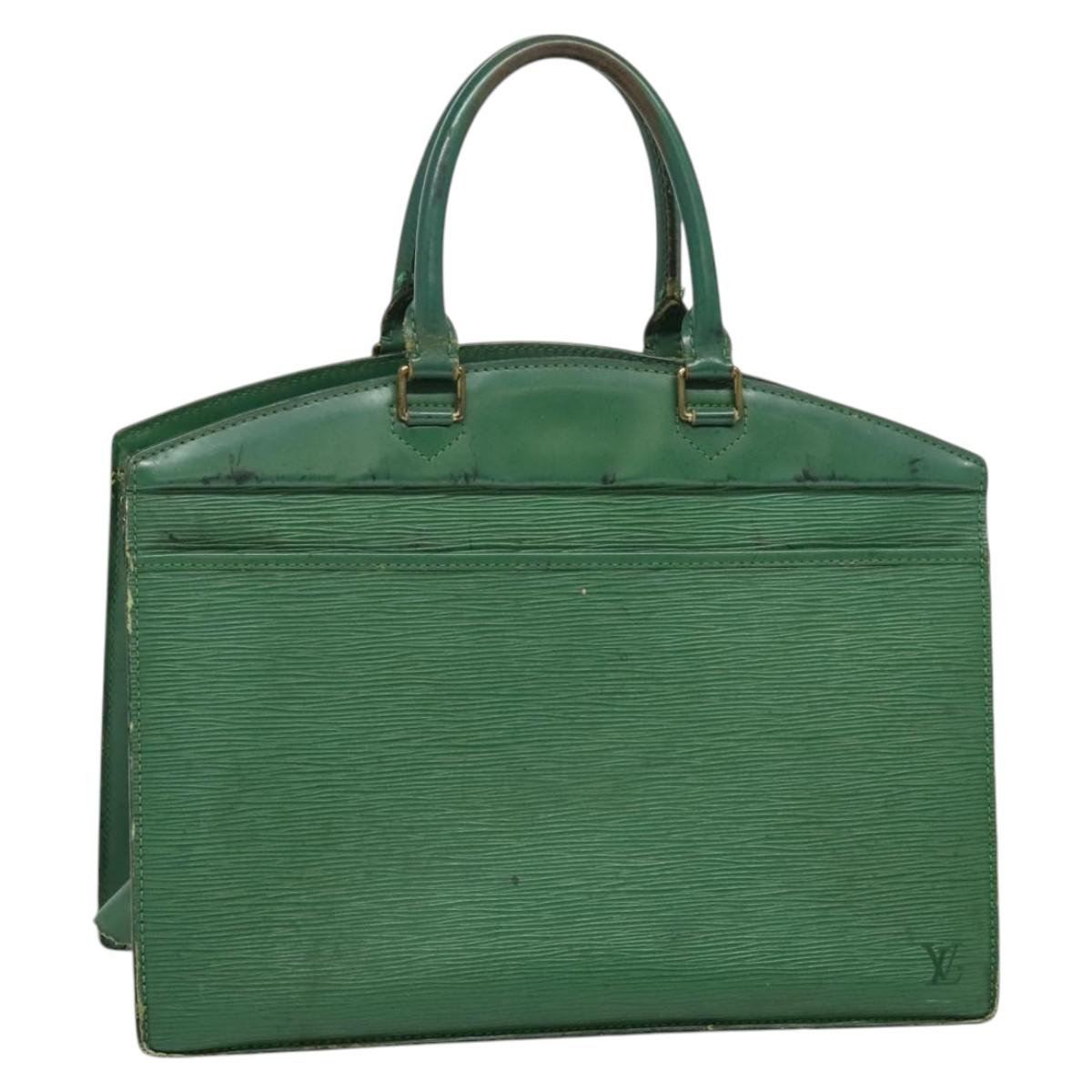 LOUIS VUITTON Epi Riviera Hand Bag Green M48184 LV Auth 137360