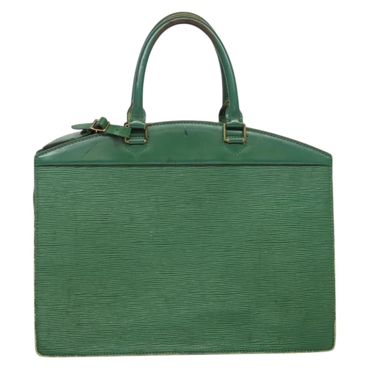 LOUIS VUITTON Epi Riviera Hand Bag Green M48184 LV Auth 137360